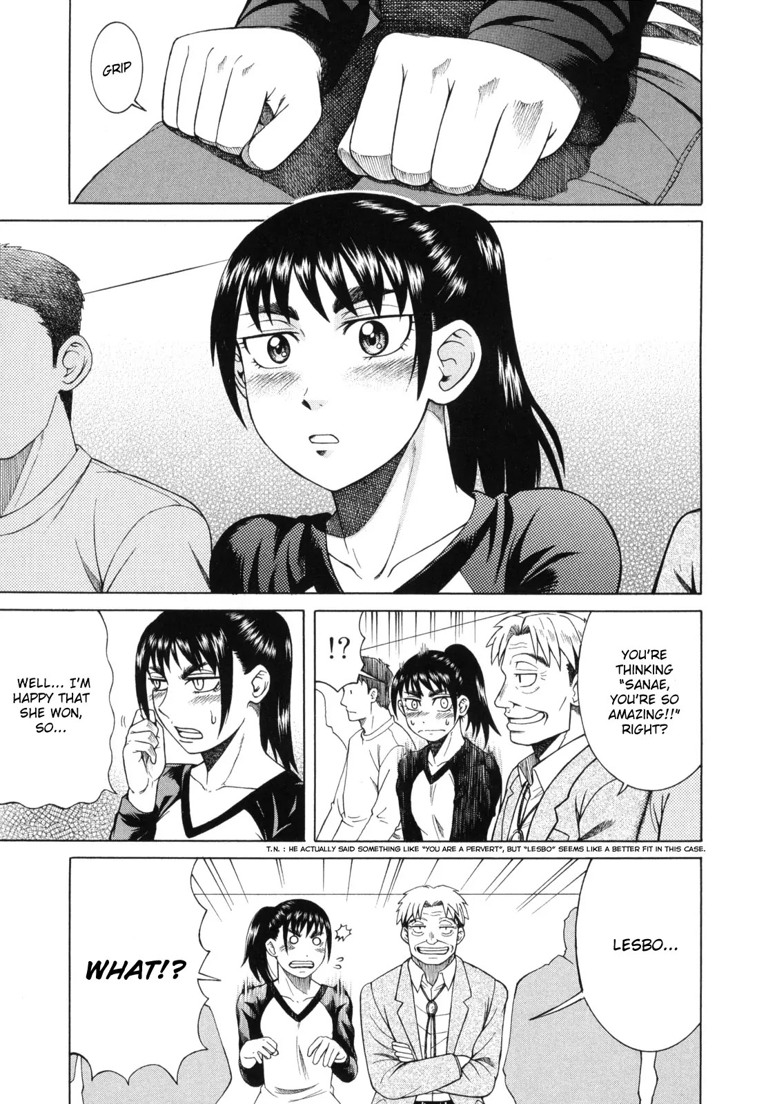 Teppuu Chapter 19 page 34 - Chapter 19: You Are So Cool, Sanae!