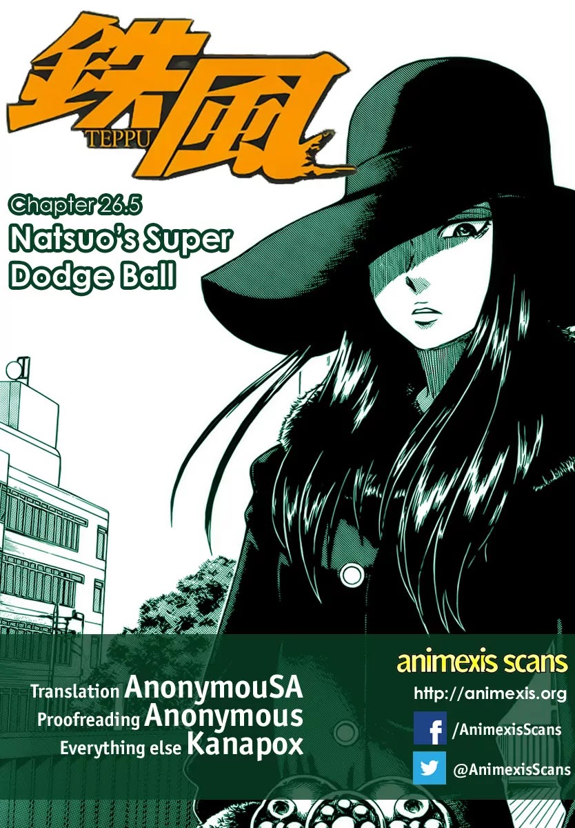 Teppuu Chapter 26.5 page 1 - Chapter 26.5: Natsuo’s Super Dodge Ball