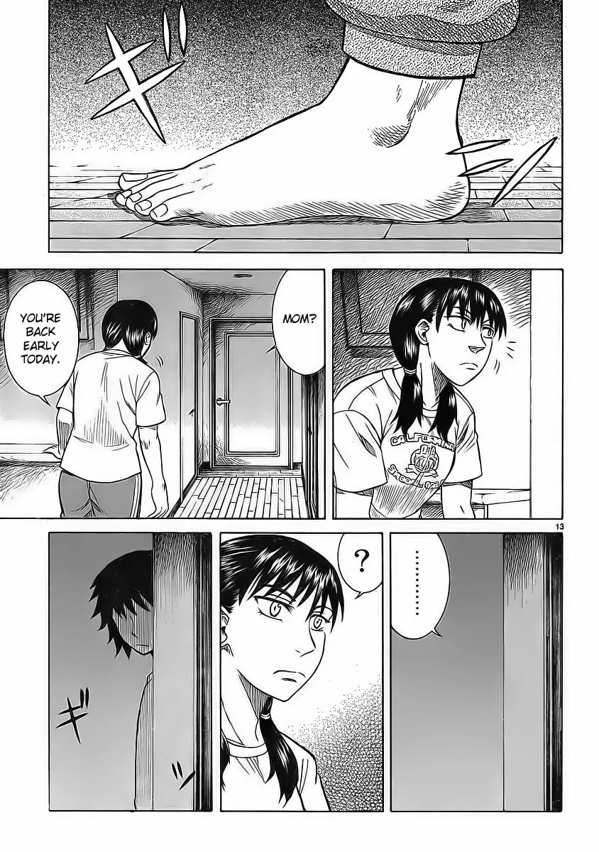 Teppuu Chapter 7 page 15 - Chapter 7 : Yeah, your eyebrows are really thick.