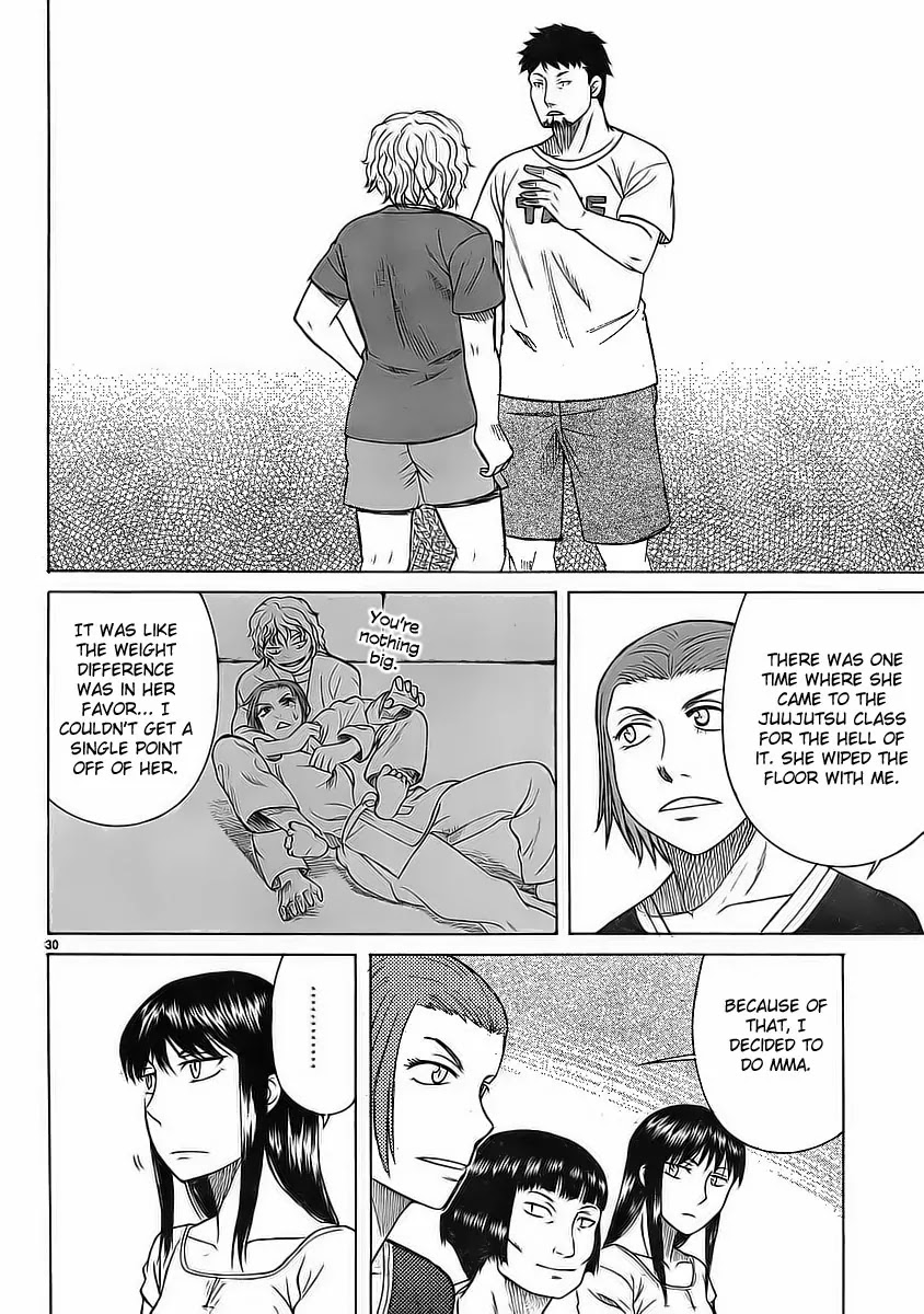 Teppuu Chapter 7 page 32 - Chapter 7 : Yeah, your eyebrows are really thick.