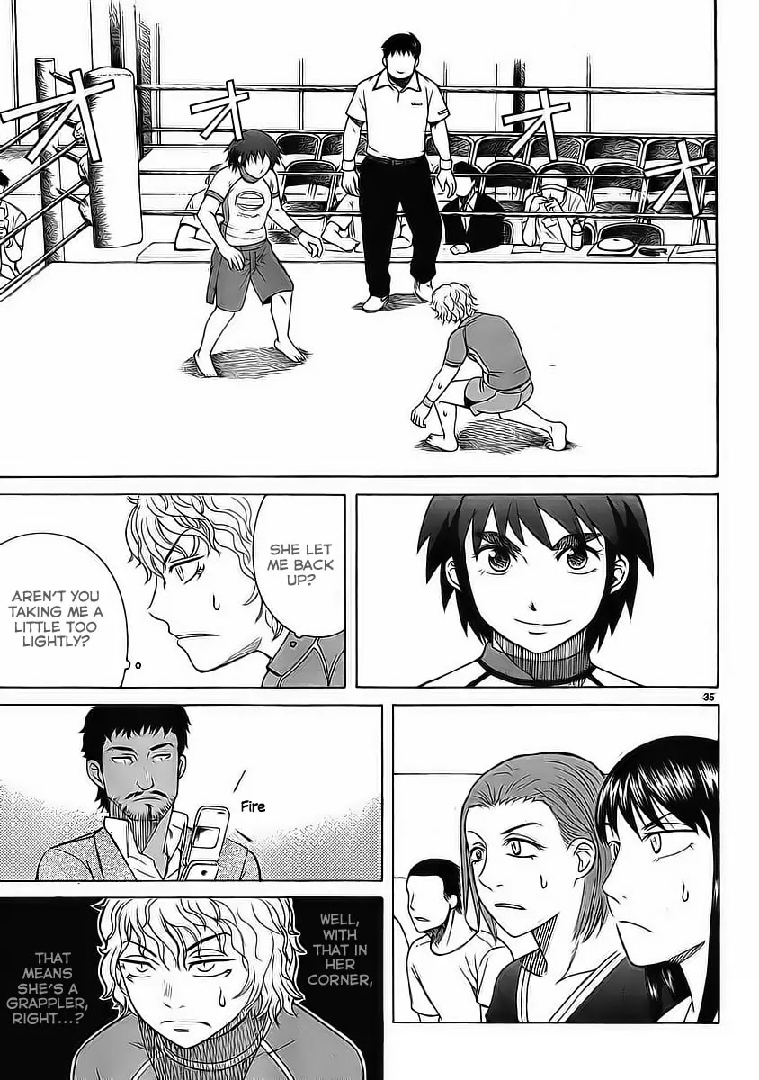 Teppuu Chapter 7 page 37 - Chapter 7 : Yeah, your eyebrows are really thick.