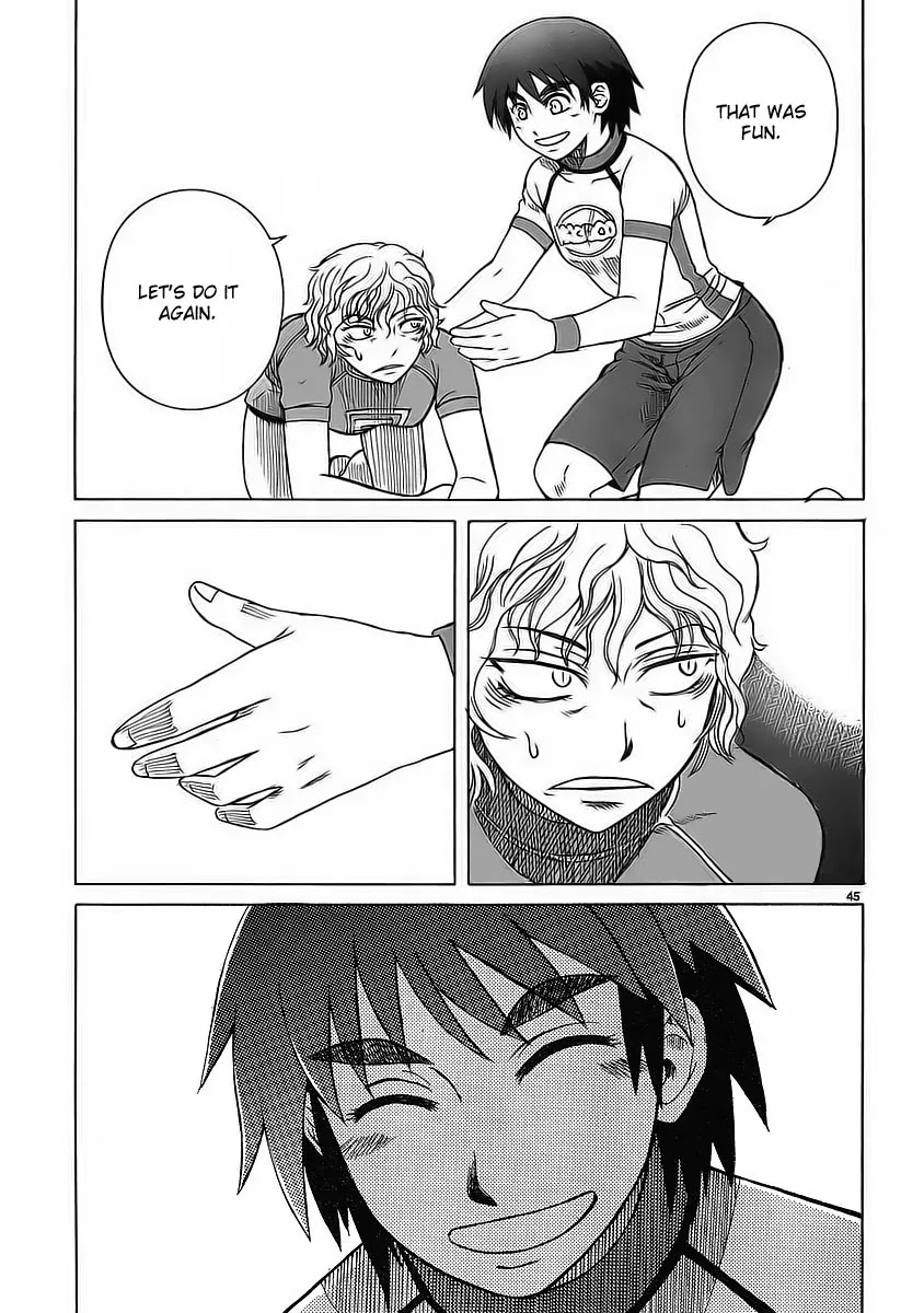 Teppuu Chapter 7 page 47 - Chapter 7 : Yeah, your eyebrows are really thick.