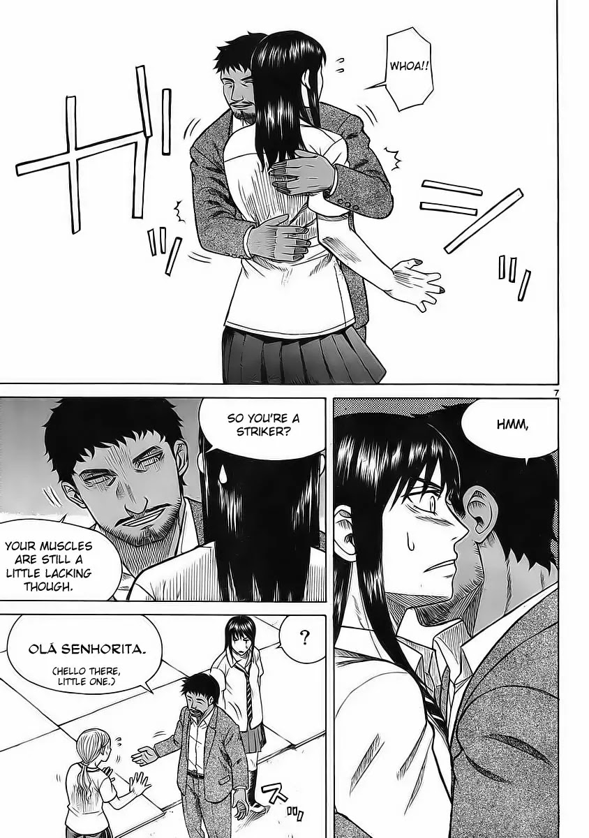 Teppuu Chapter 7 page 9 - Chapter 7 : Yeah, your eyebrows are really thick.