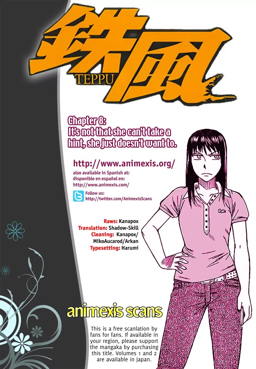 Teppuu Chapter 8 page 1 - Chapter 8 : It's Not That She Can't Take A Hint She Just Doesn't Want To