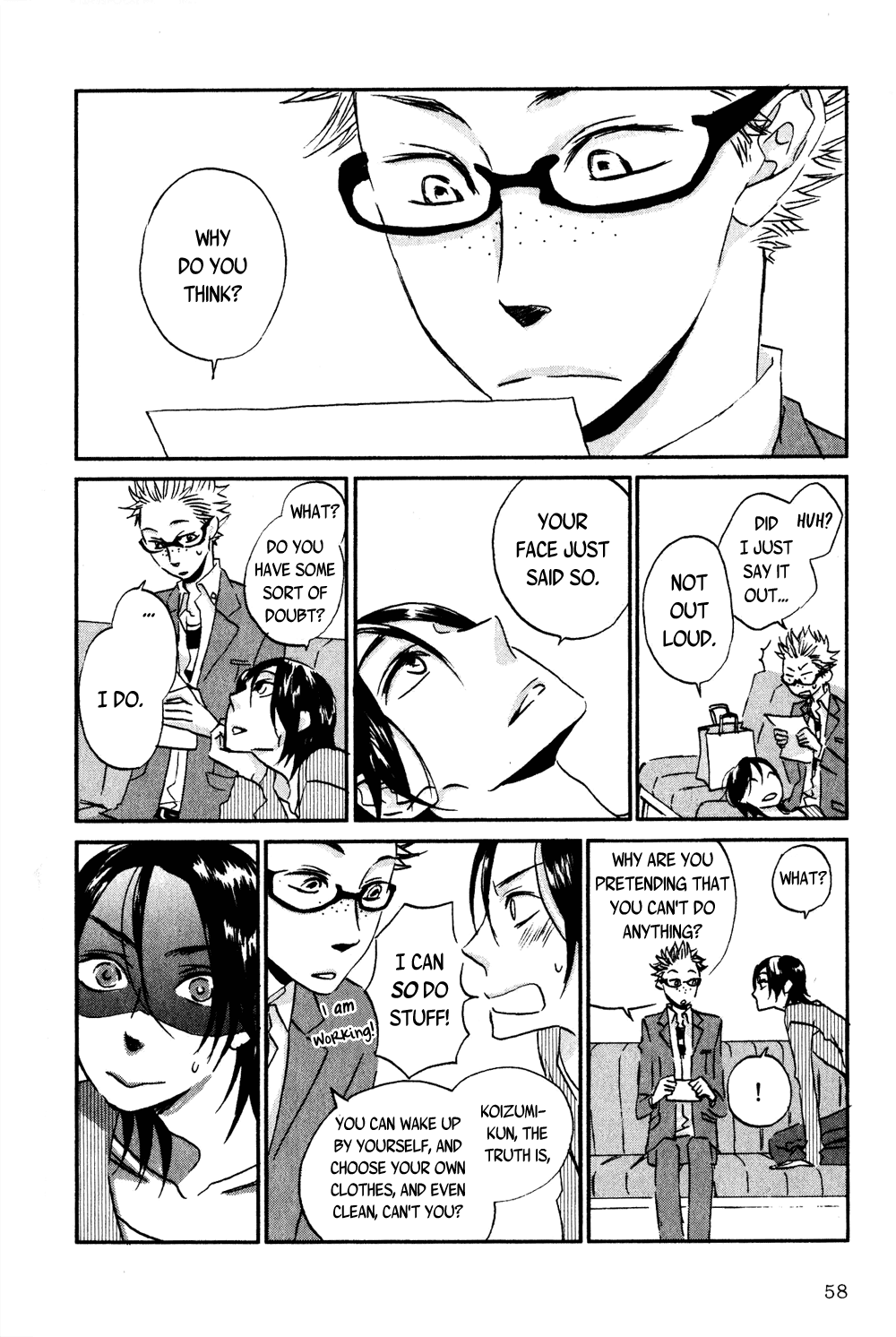 Terebi-kun no Kimochi Chapter 3 page 12 - Chapter 3: Mr. Manager's Feelings
