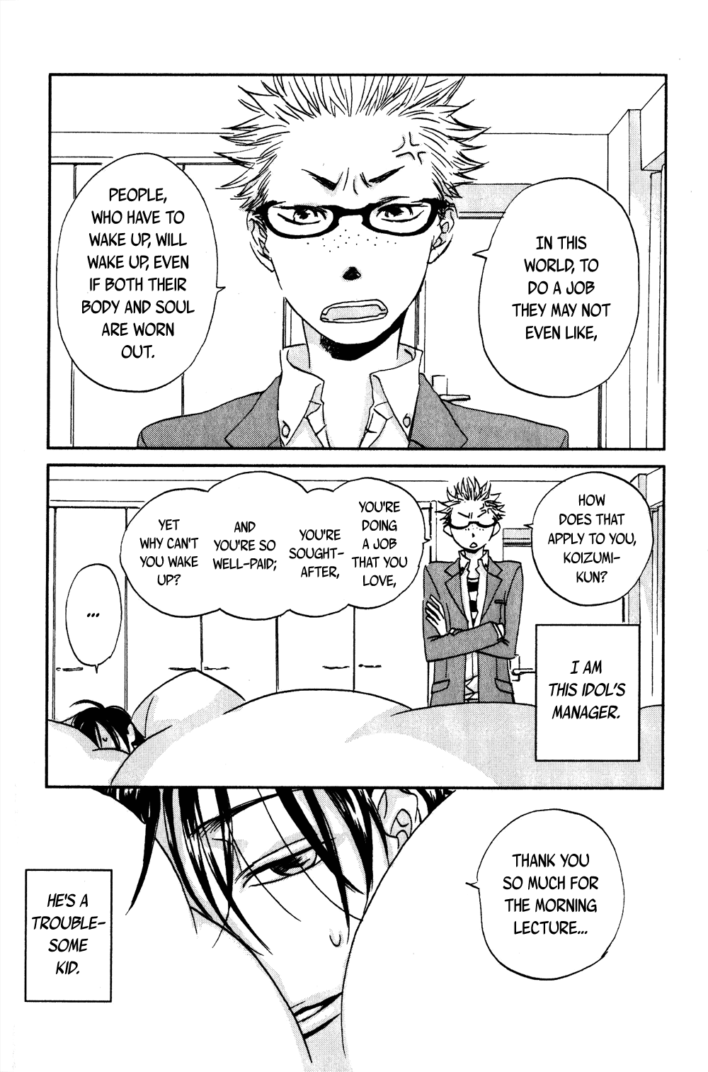 Terebi-kun no Kimochi Chapter 3 page 2 - Chapter 3: Mr. Manager's Feelings