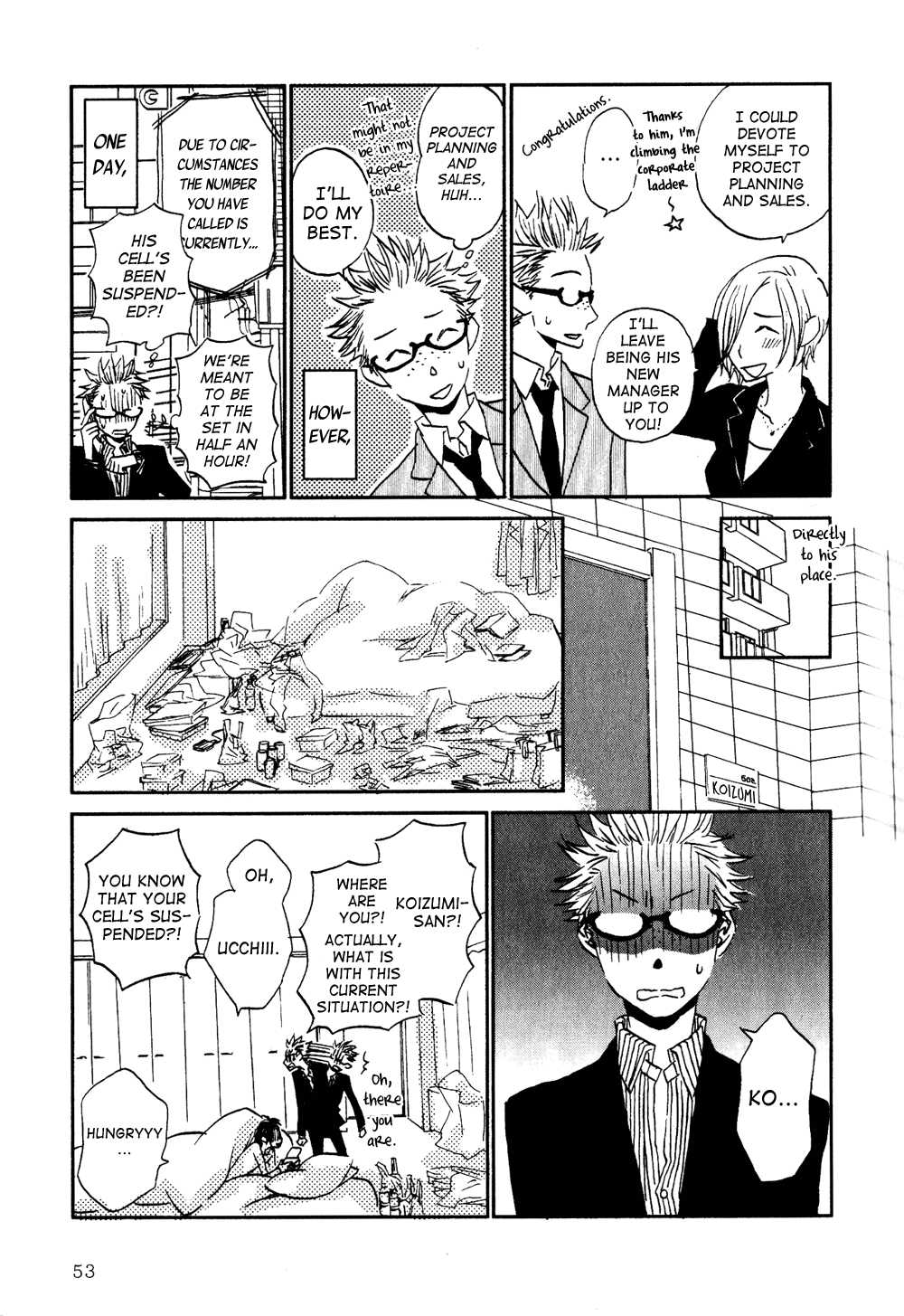 Terebi-kun no Kimochi Chapter 3 page 7 - Chapter 3: Mr. Manager's Feelings