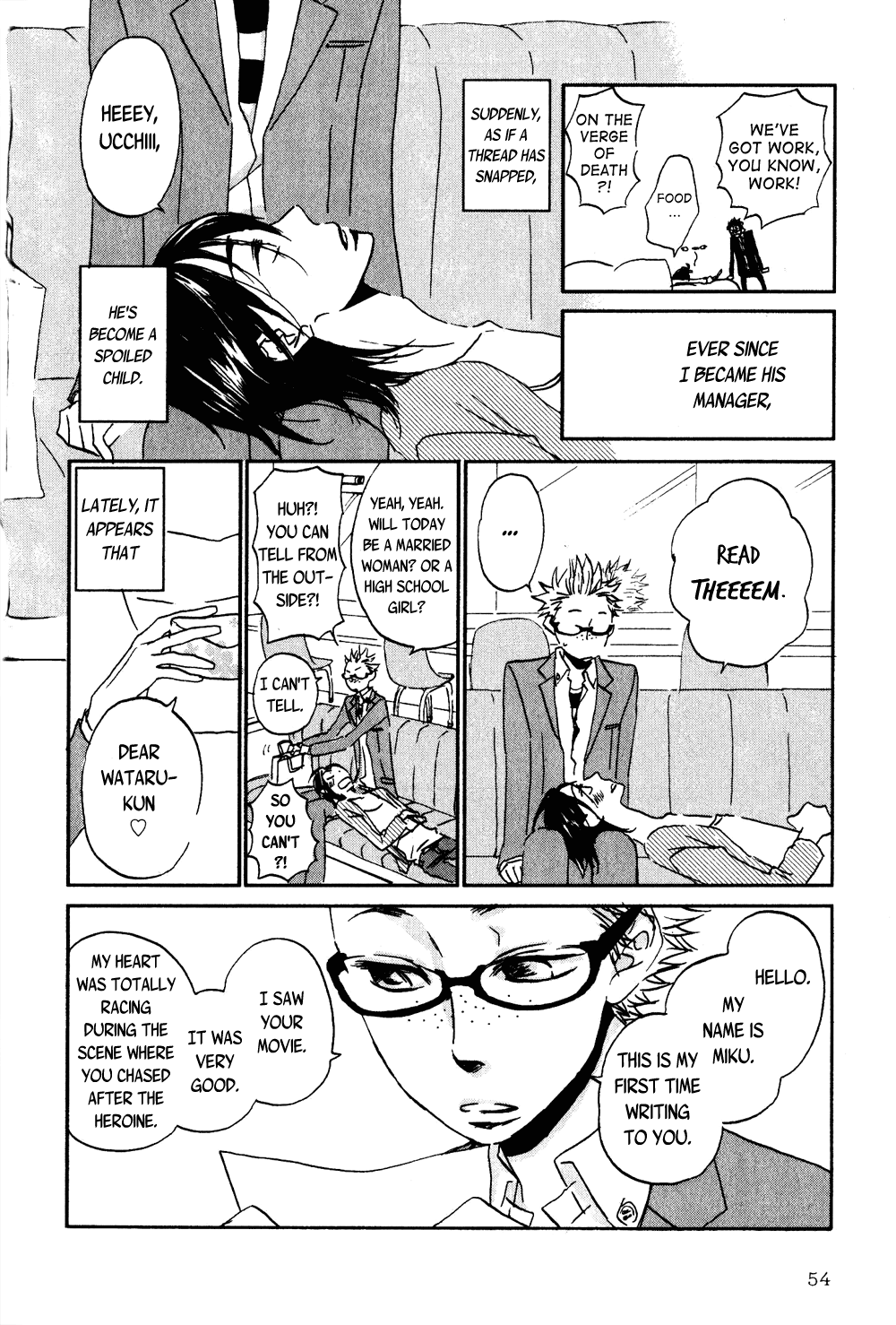 Terebi-kun no Kimochi Chapter 3 page 8 - Chapter 3: Mr. Manager's Feelings