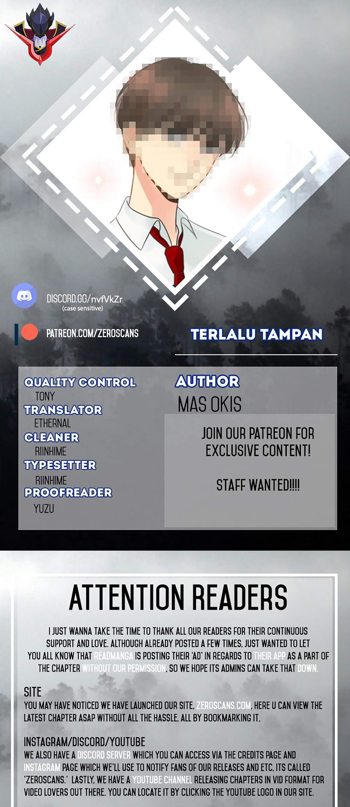Terlalu Tampan Chapter 5 page 1 - Chapter 5