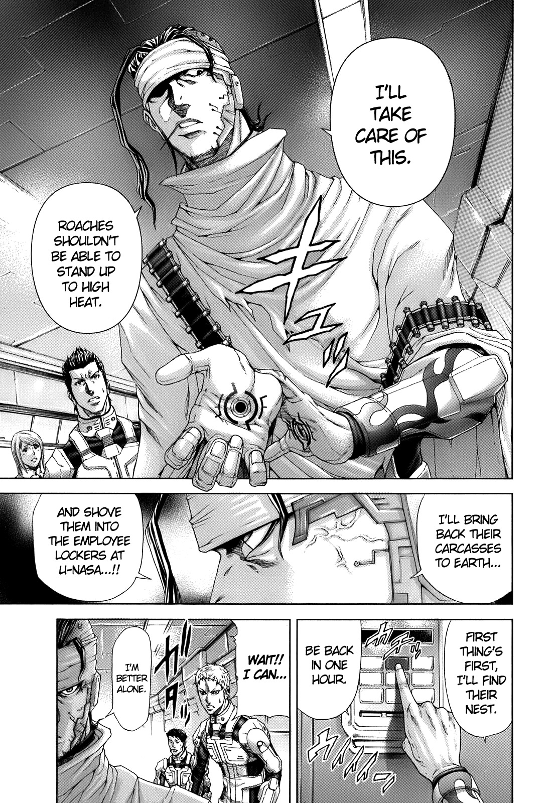 Terra Formars Chapter 0.2 page 18 - Chapter 0.2: Sudden Metamorphosis of Species