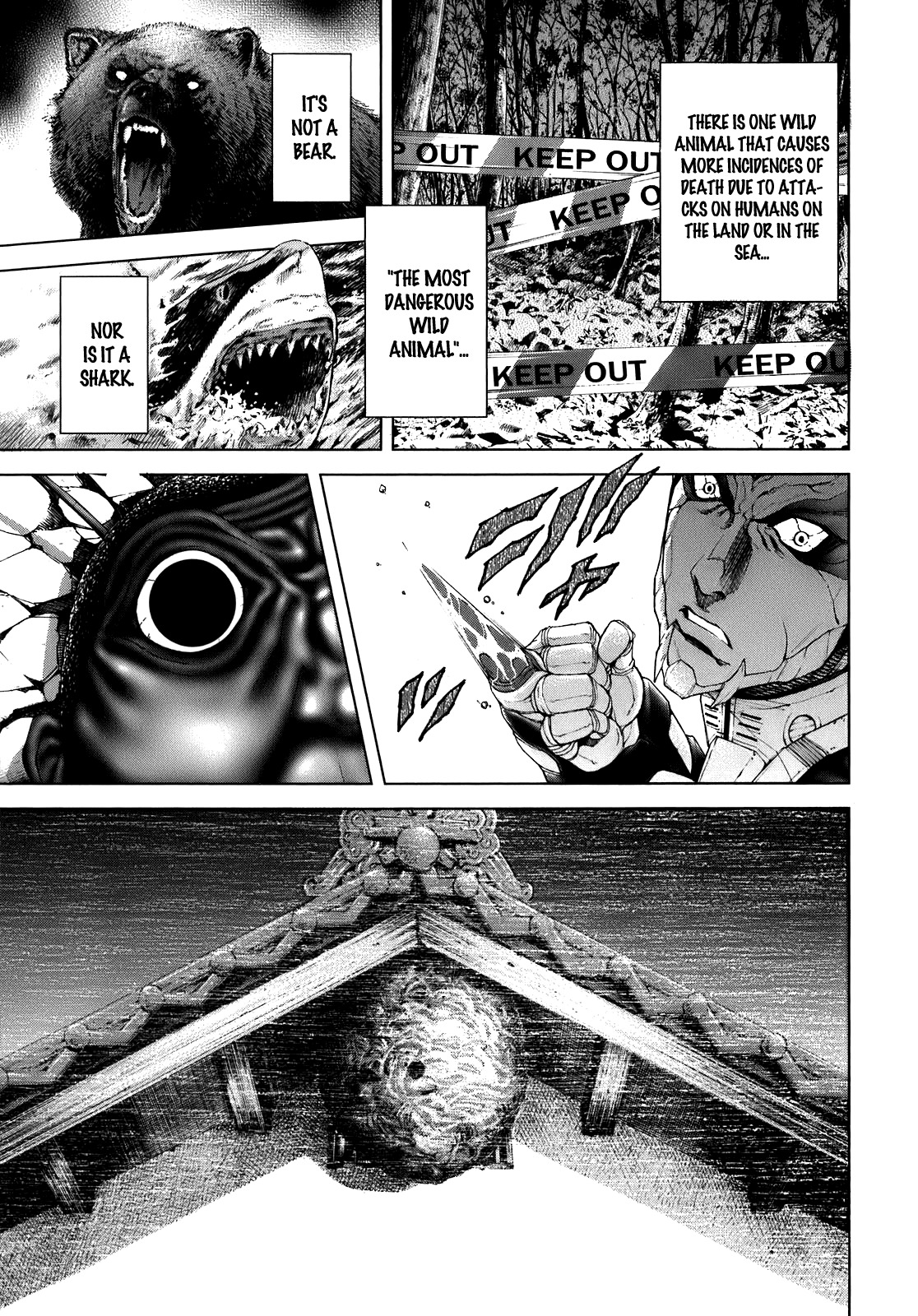 Terra Formars Chapter 0.4 page 13 - Chapter 0.4: Born to hunt