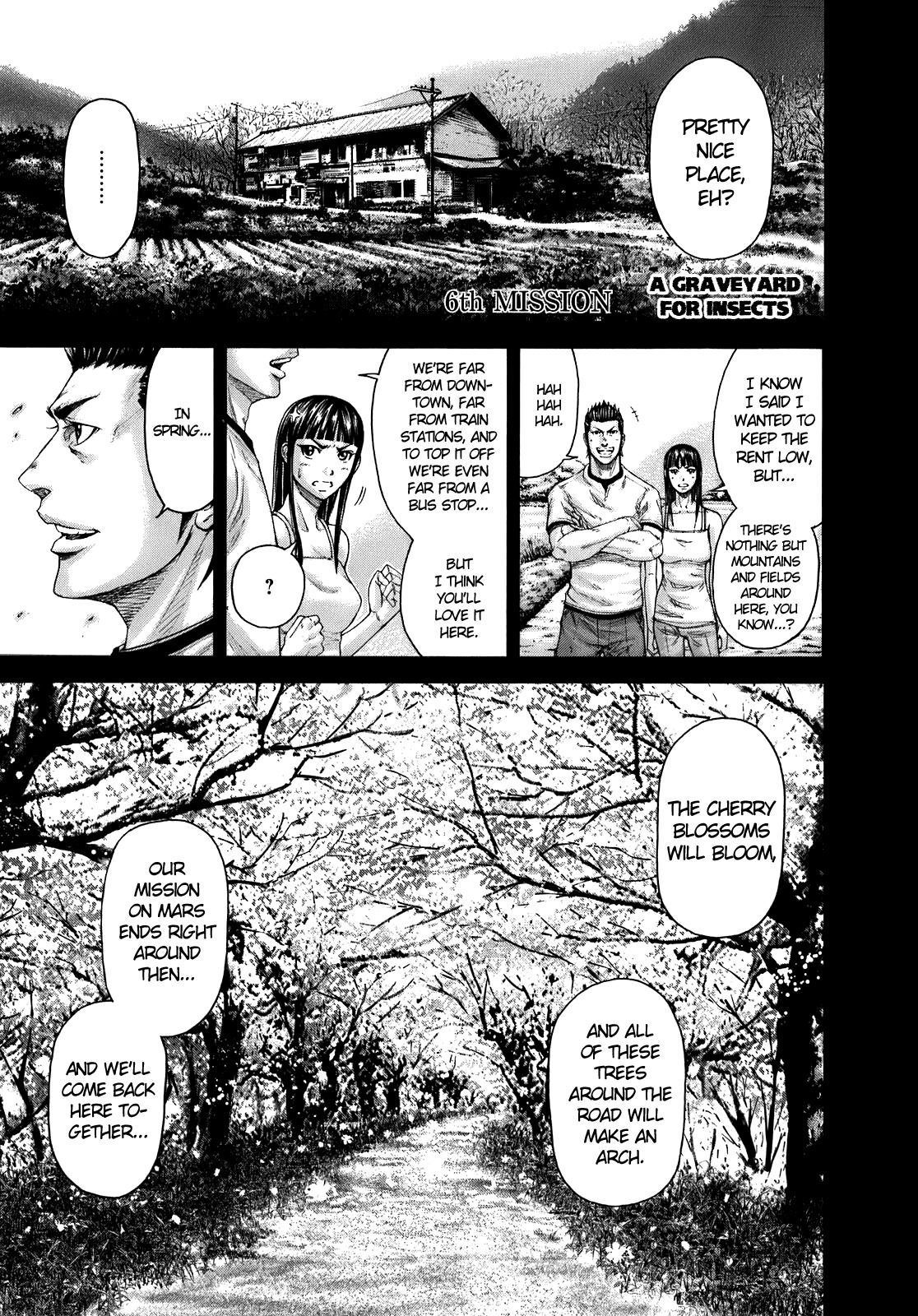Terra Formars Chapter 0.6 page 2 - Chapter 0.6: A Graveyard for Insects