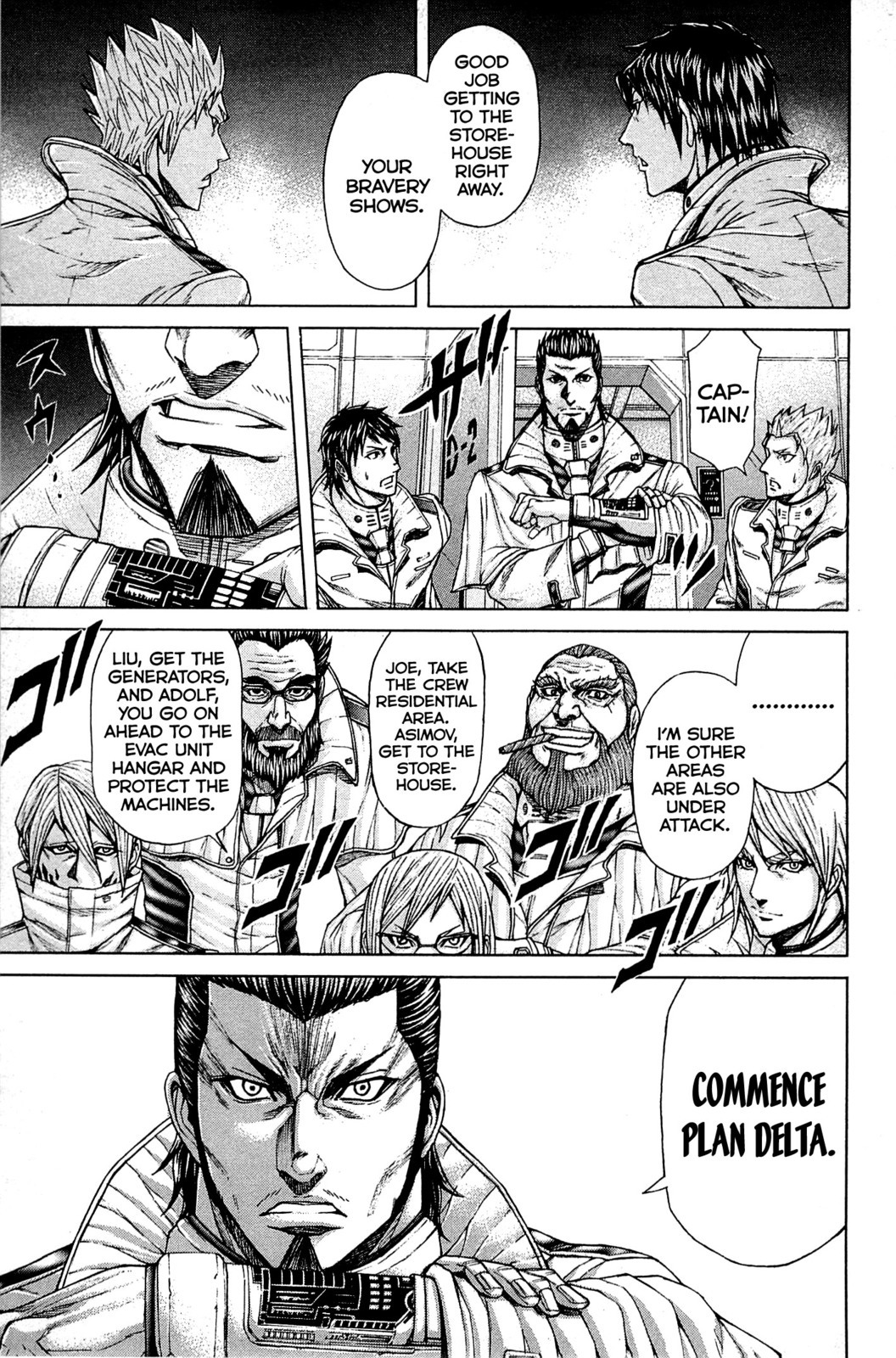 Terra Formars Chapter 10 page 2 - Chapter 10: OFFICER Possession of Troops