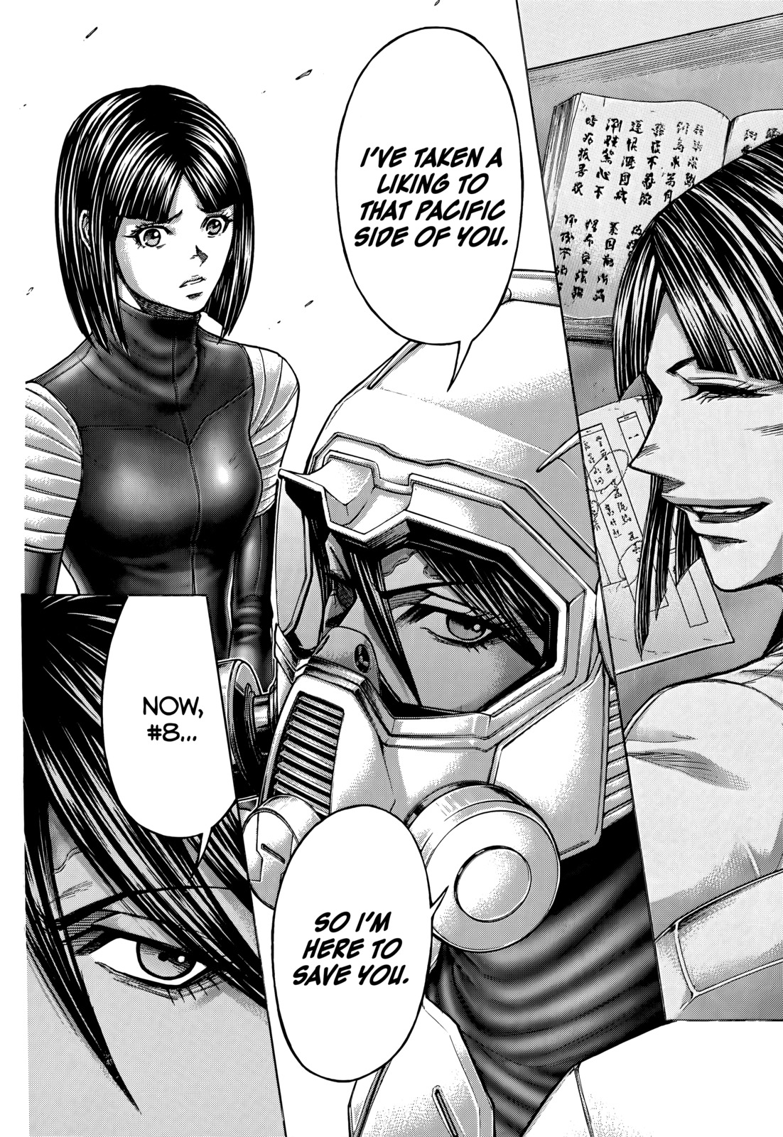 Terra Formars Chapter 100 page 10 - Chapter 100: CRIMSON RED Chaos Eye