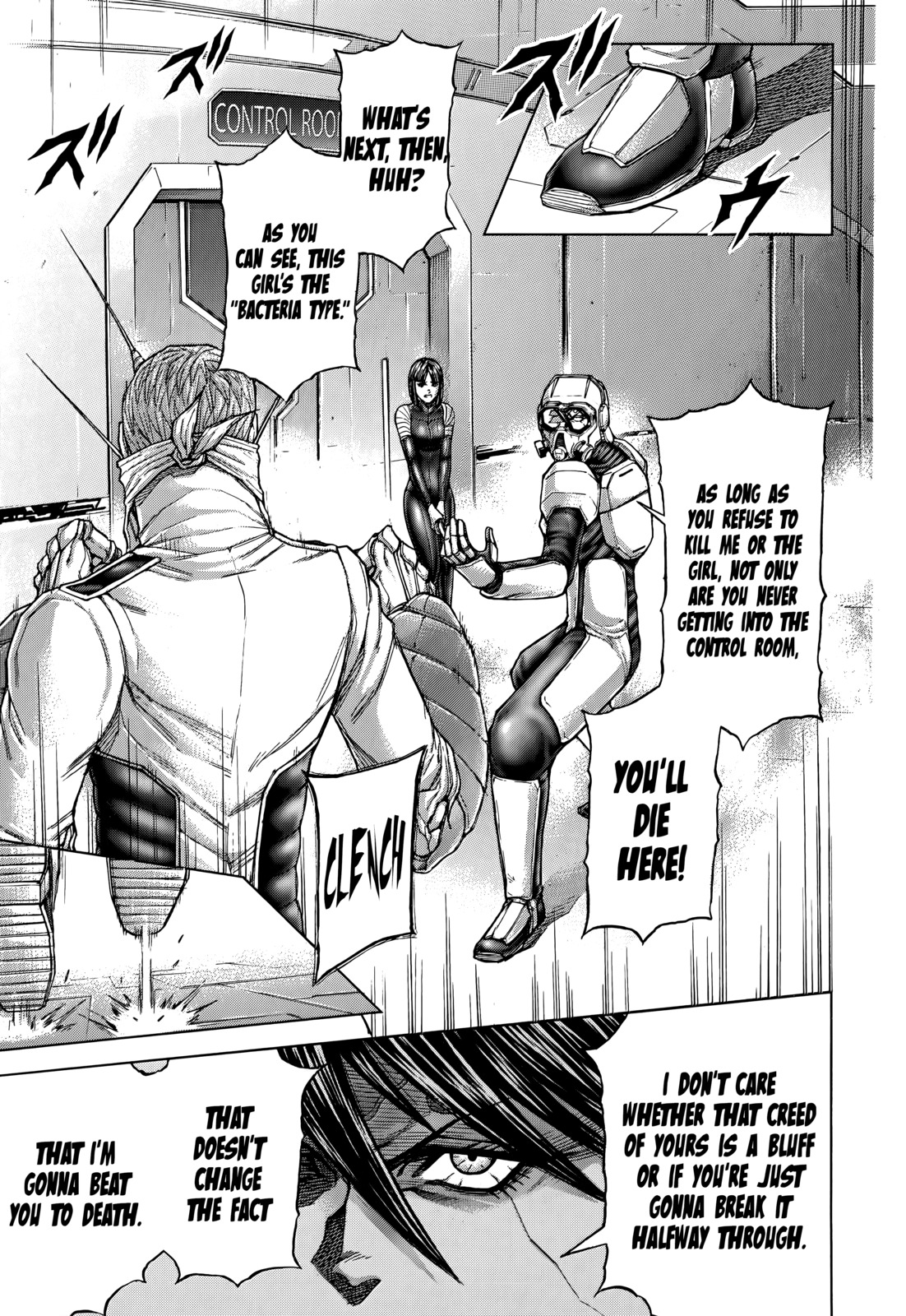 Terra Formars Chapter 100 page 15 - Chapter 100: CRIMSON RED Chaos Eye
