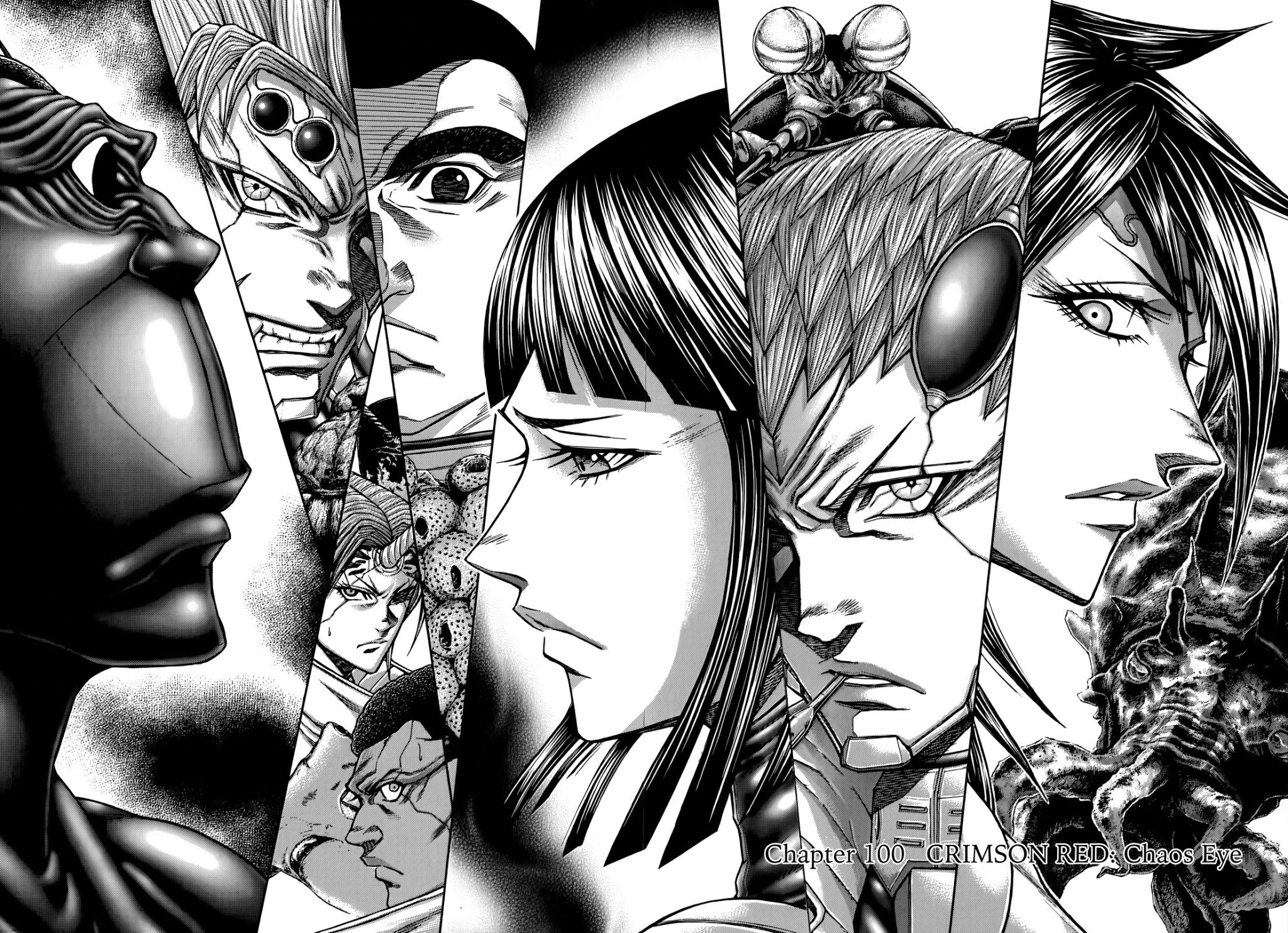 Terra Formars Chapter 100 page 2 - Chapter 100: CRIMSON RED Chaos Eye