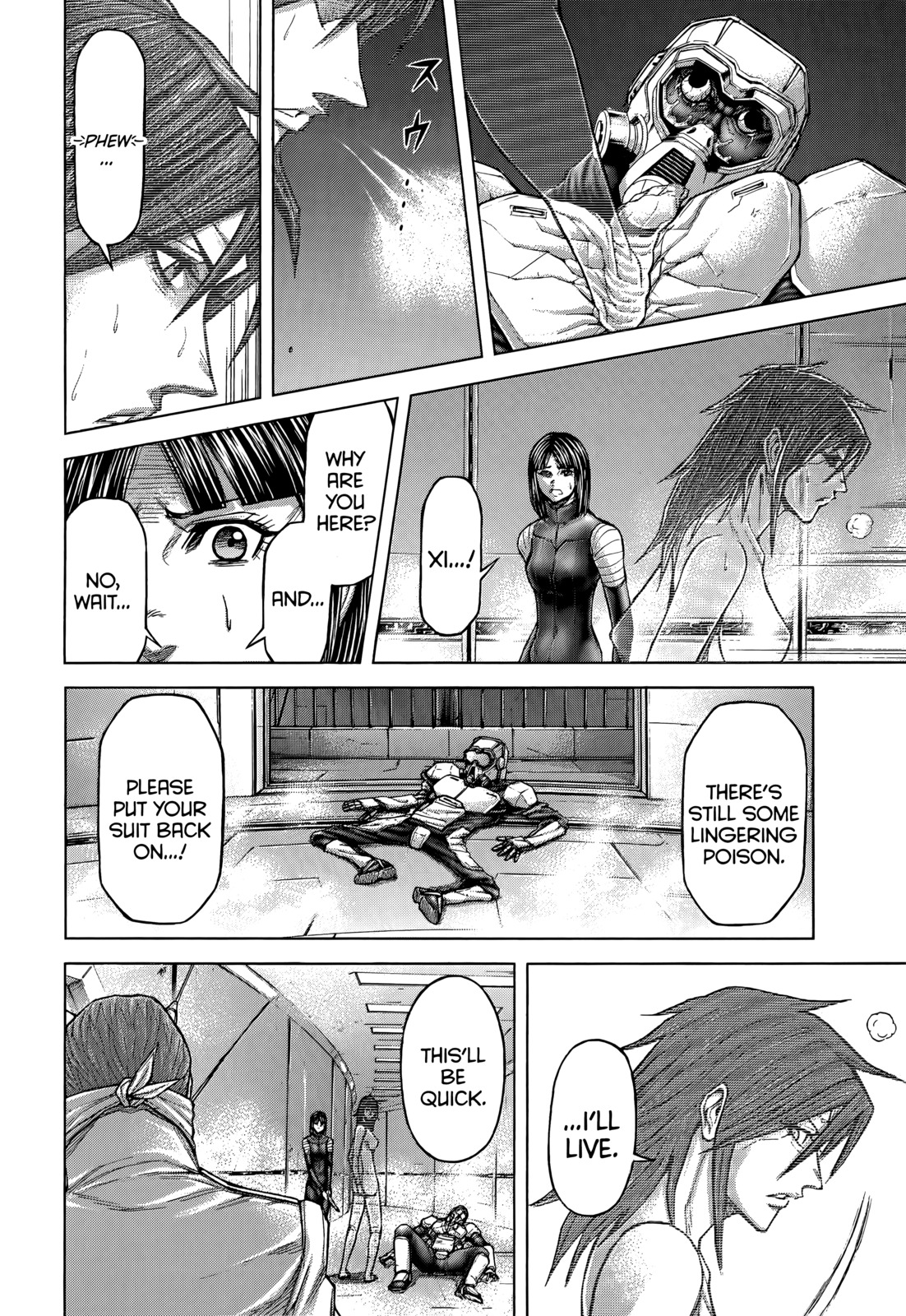 Terra Formars Chapter 100 page 6 - Chapter 100: CRIMSON RED Chaos Eye