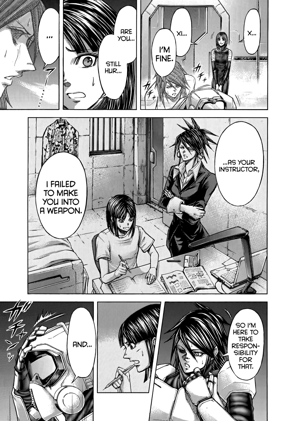 Terra Formars Chapter 100 page 9 - Chapter 100: CRIMSON RED Chaos Eye