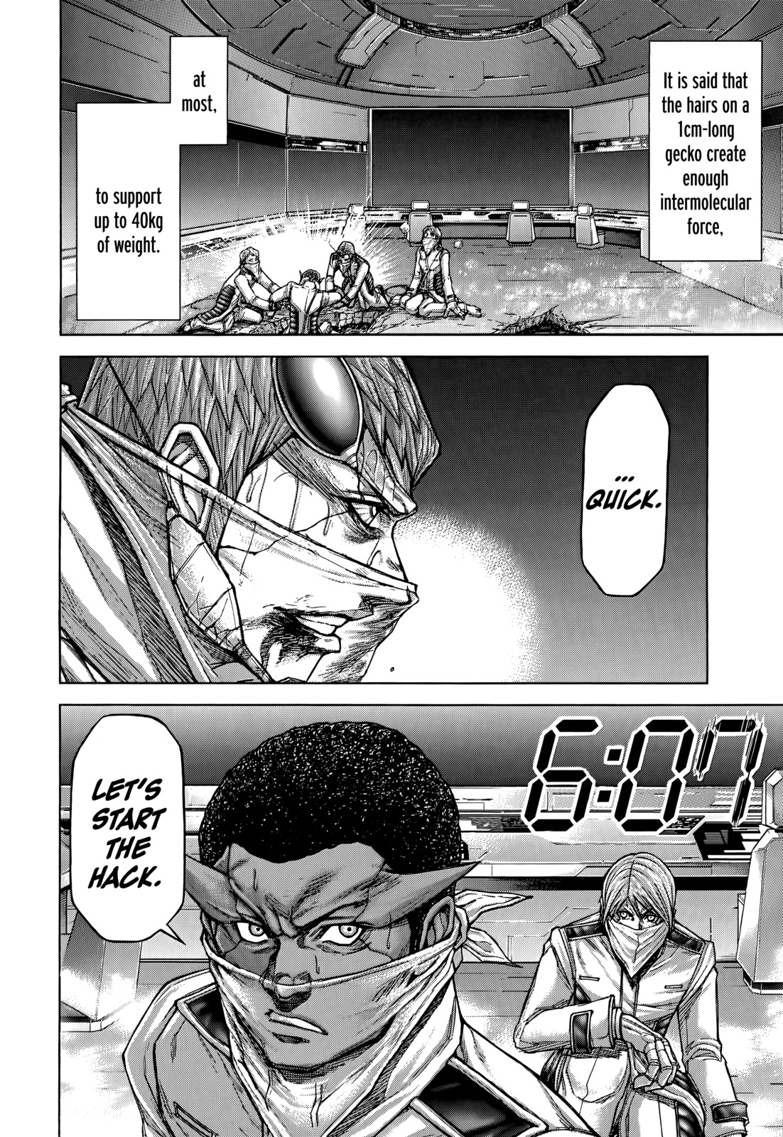 Terra Formars Chapter 101 page 17 - Chapter 101: SILENCE OR VIOLENCE Silent Fist