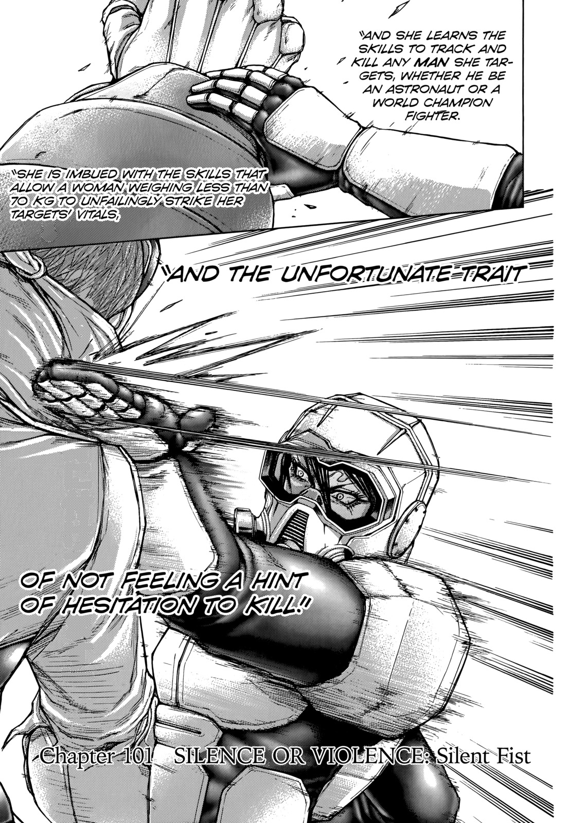 Terra Formars Chapter 101 page 3 - Chapter 101: SILENCE OR VIOLENCE Silent Fist
