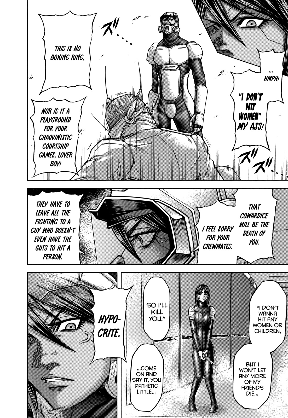 Terra Formars Chapter 101 page 6 - Chapter 101: SILENCE OR VIOLENCE Silent Fist