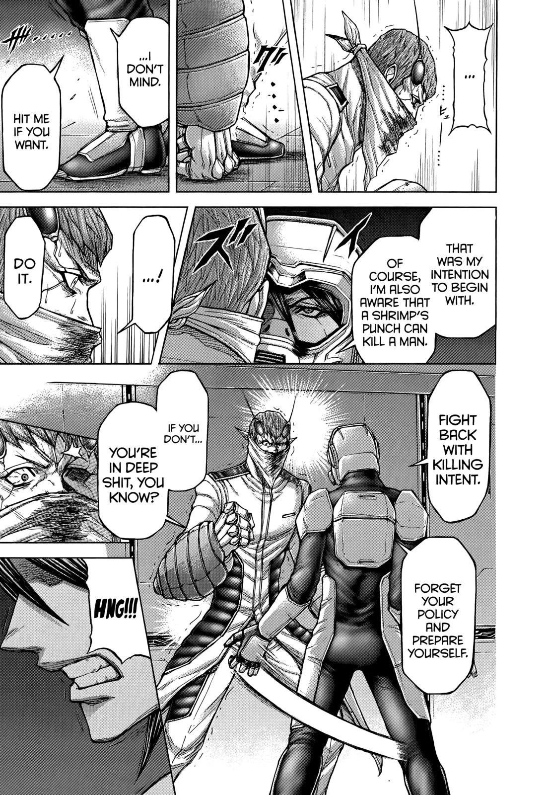 Terra Formars Chapter 101 page 7 - Chapter 101: SILENCE OR VIOLENCE Silent Fist