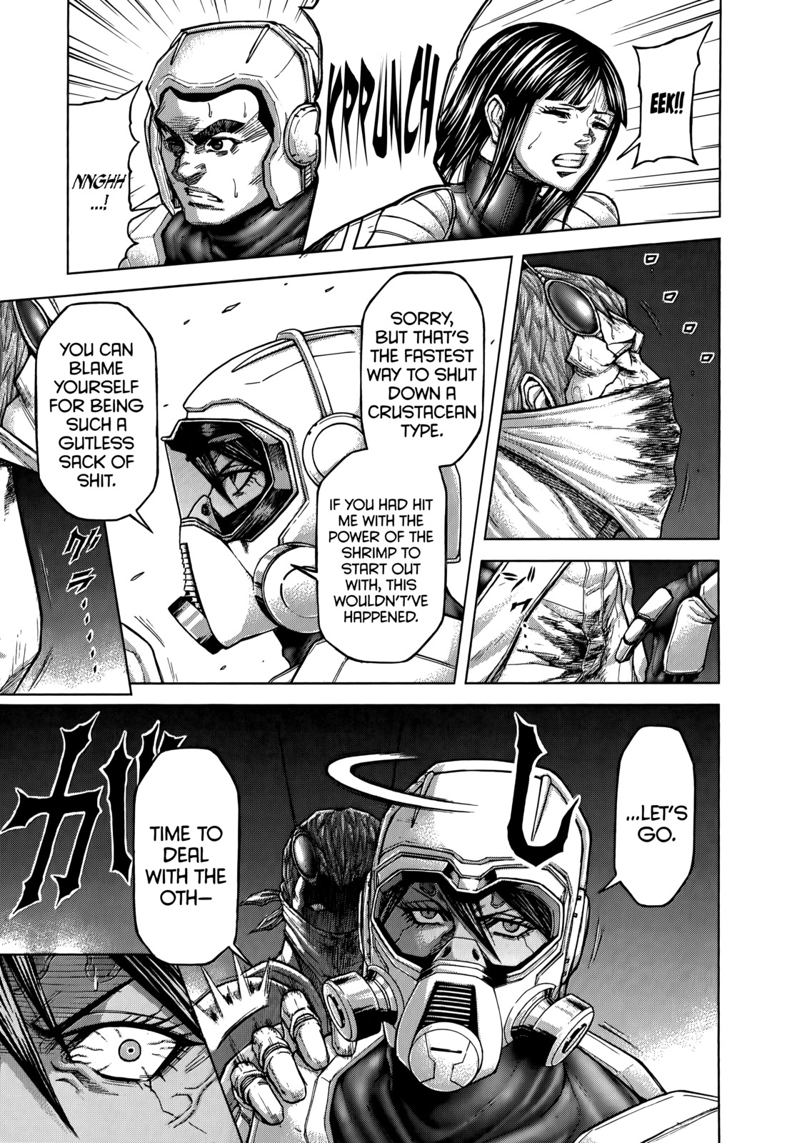 Terra Formars Chapter 101 page 9 - Chapter 101: SILENCE OR VIOLENCE Silent Fist