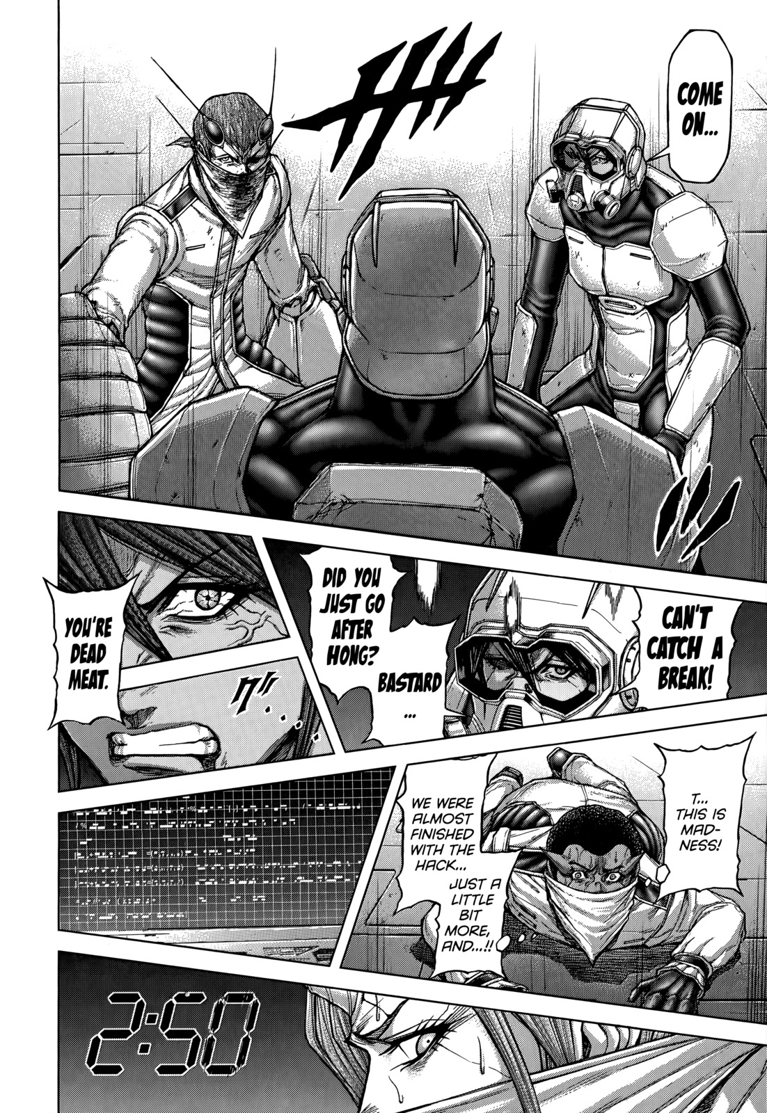 Terra Formars Chapter 103 page 18 - Chapter 103: FOOTSTEP OF THE NIGHT