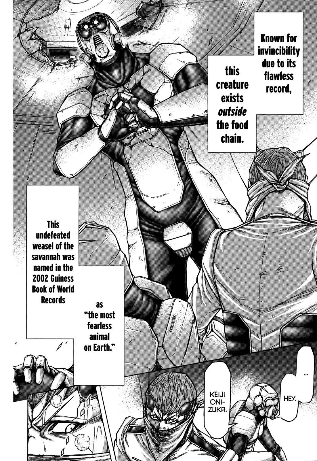 Terra Formars Chapter 104 page 15 - Chapter 104: THE MOST FEARLESS ANIMAL Undefeated Oddity