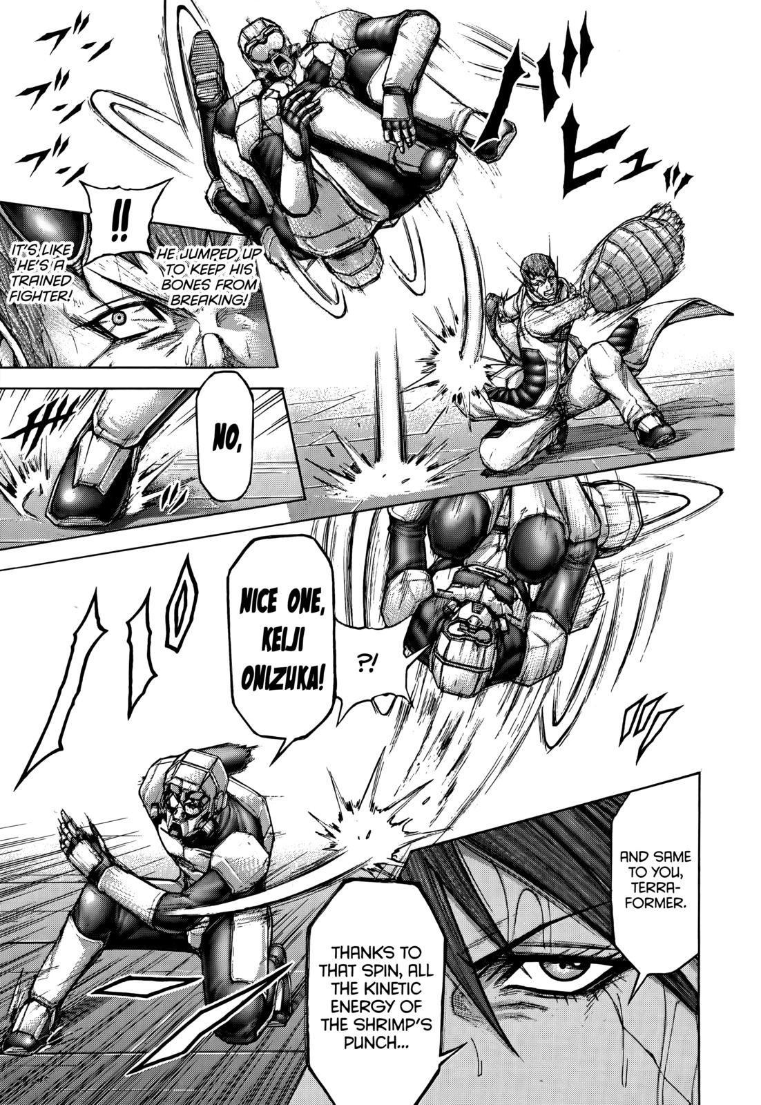 Terra Formars Chapter 105 page 3 - Chapter 105: SQ PENETRATION Power and Skill