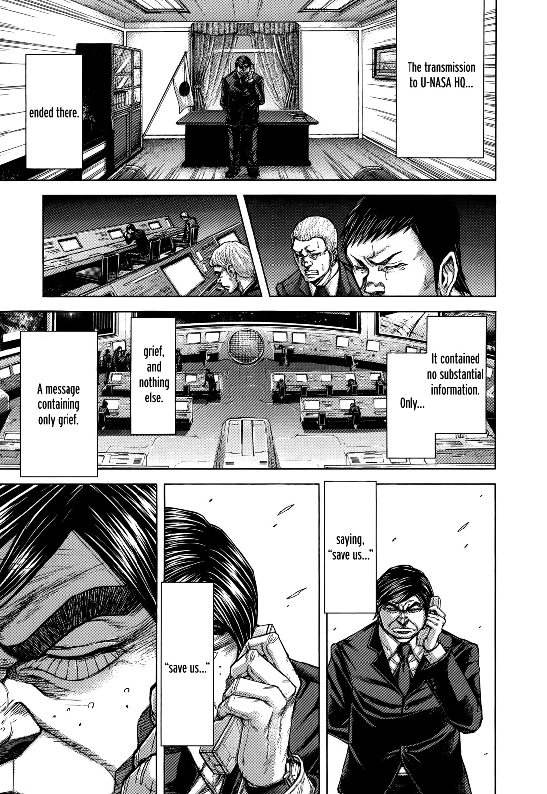 Terra Formars Chapter 107 page 14 - Chapter 107: MESSAGE Anguished Echoes