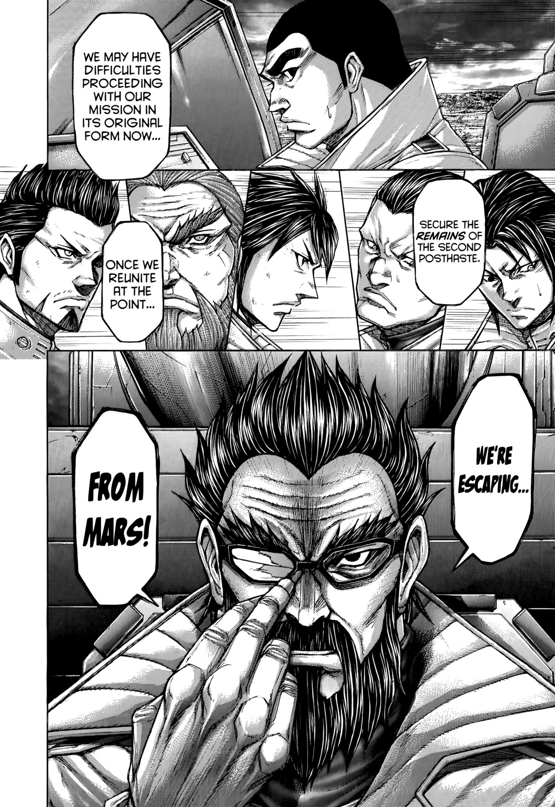 Terra Formars Chapter 107 page 18 - Chapter 107: MESSAGE Anguished Echoes
