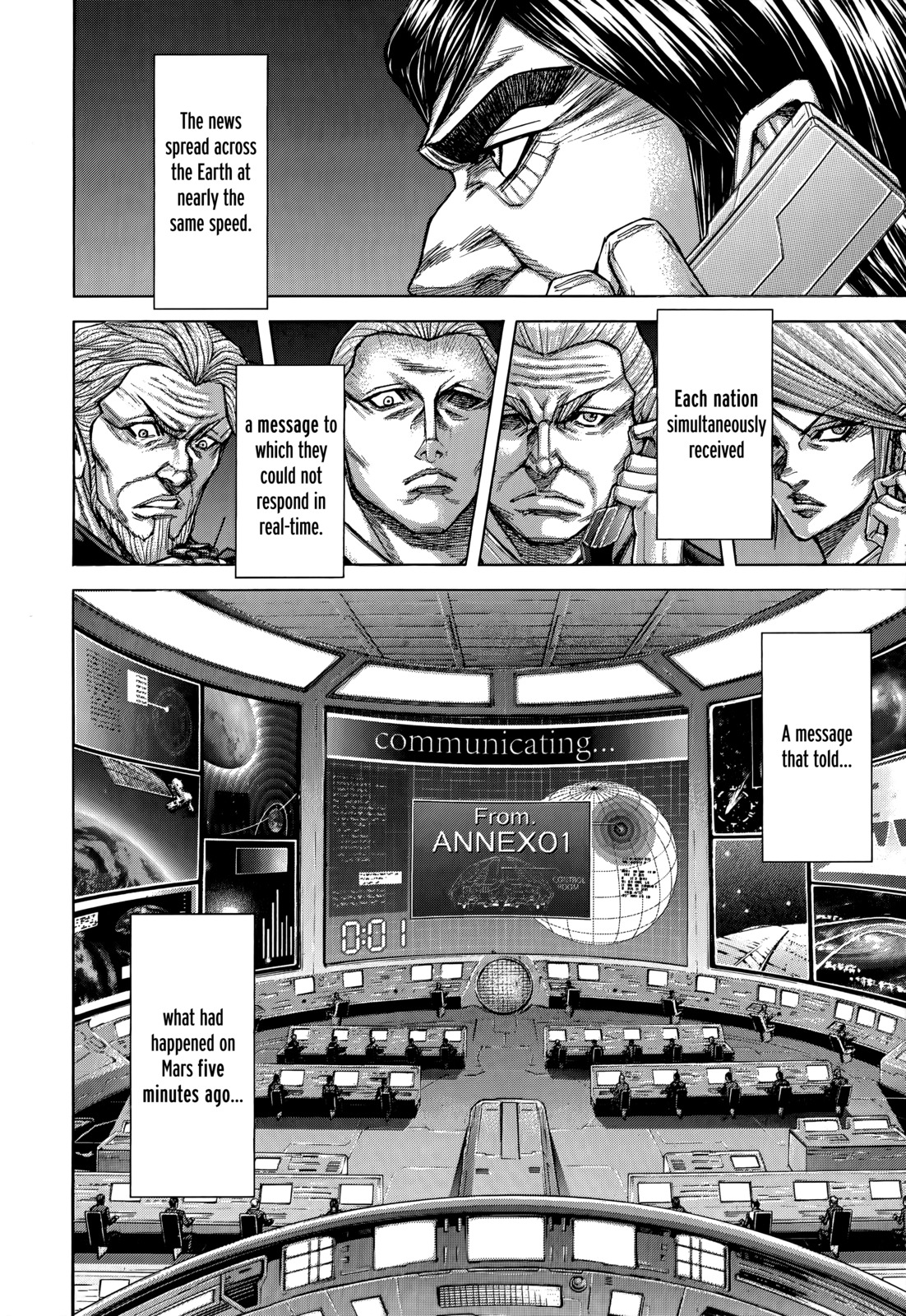 Terra Formars Chapter 107 page 3 - Chapter 107: MESSAGE Anguished Echoes