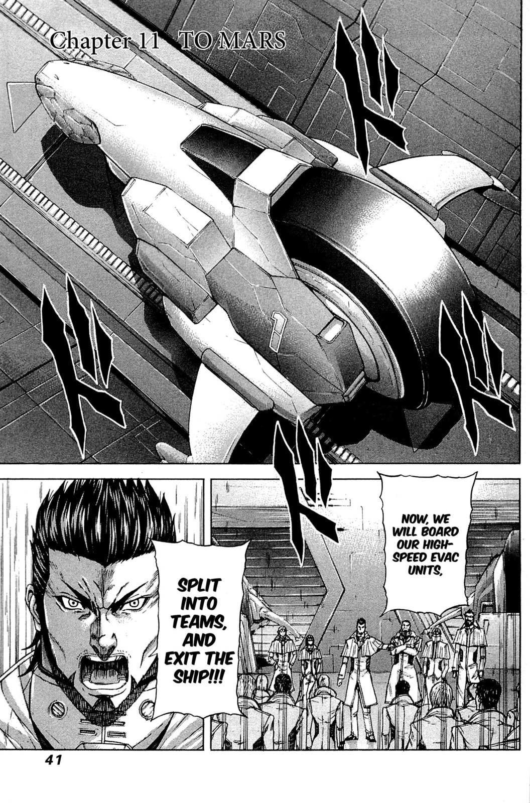Terra Formars Chapter 11 page 1 - Chapter 11: TO MARS