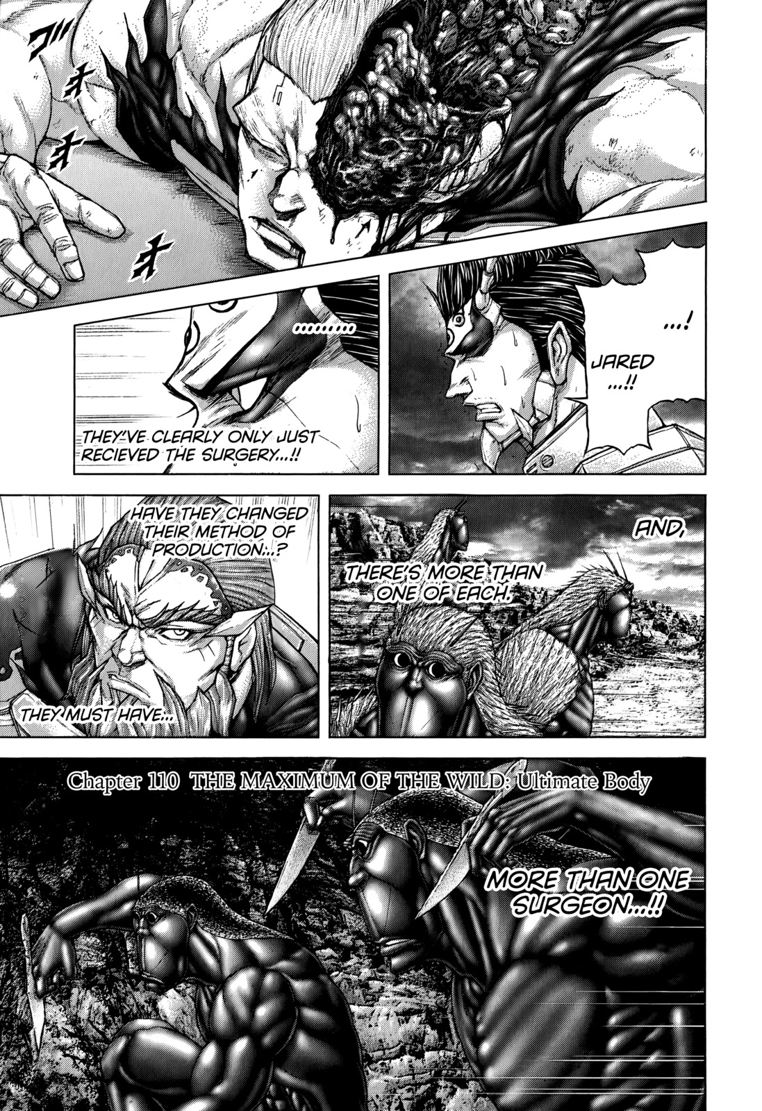 Terra Formars Chapter 110 page 1 - Chapter 110: THE MAXIMUM OF THE WILD Ultimate Body