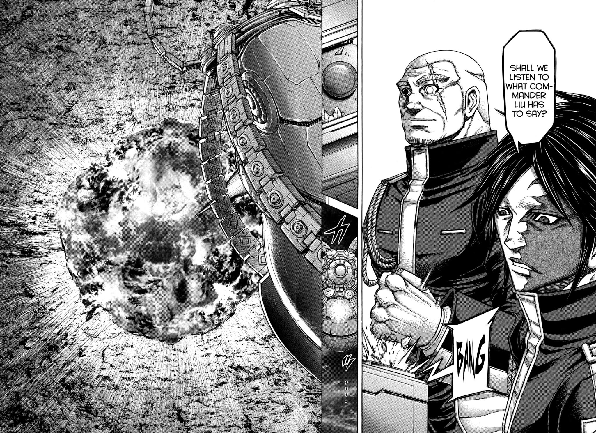 Terra Formars Chapter 113 page 13 - Chapter 113: FROM HELL WITH LOVE From Hell With Armor