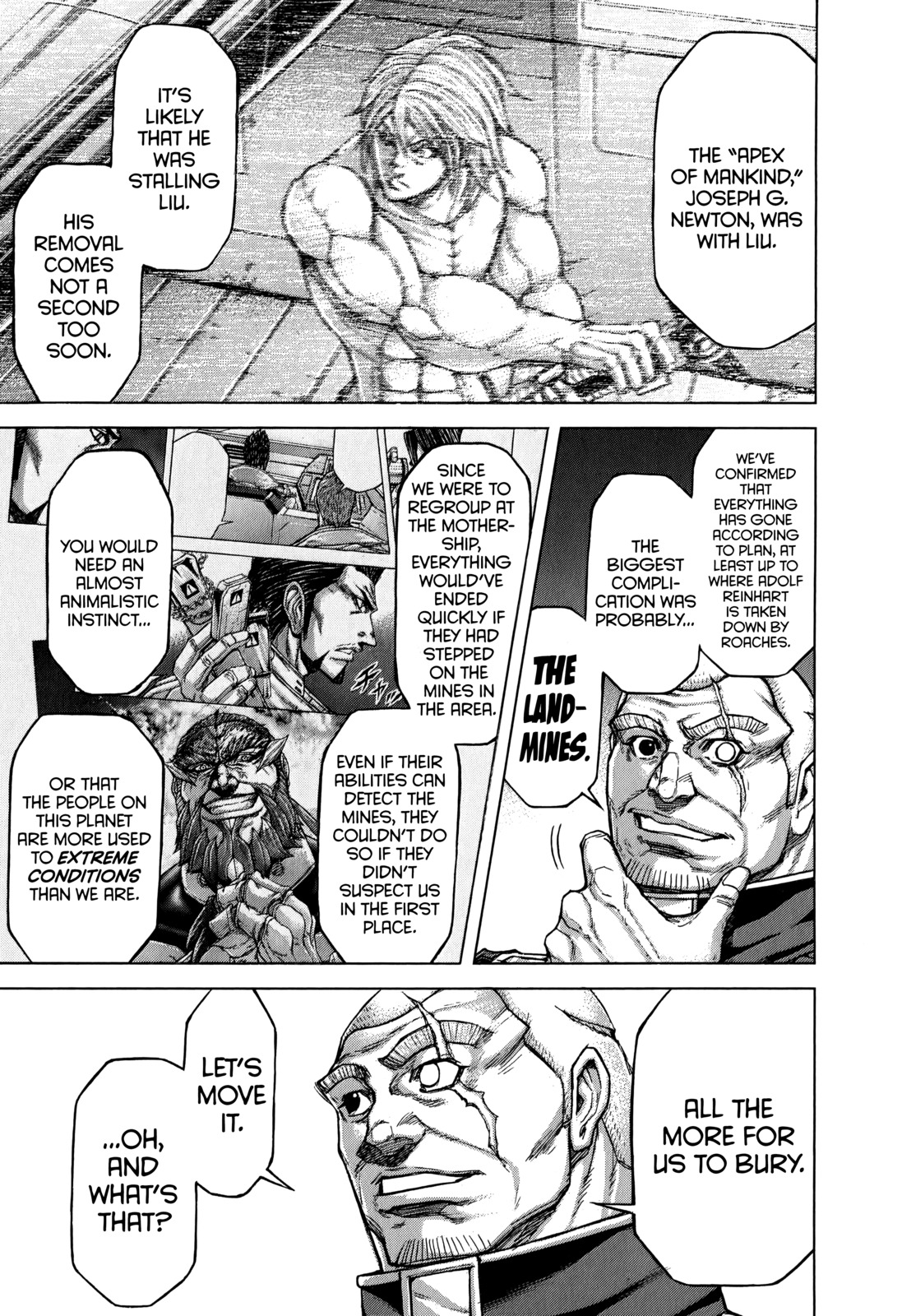 Terra Formars Chapter 114 page 3 - Chapter 114: PREY FOR ME Call of the Nine-Headed Dragon