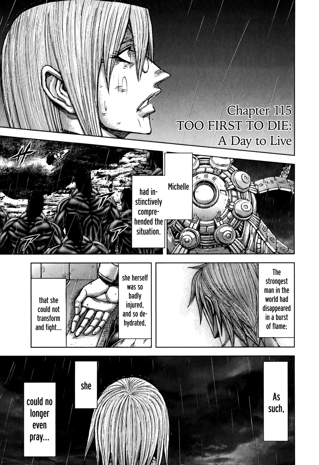 Terra Formars Chapter 115 page 1 - Chapter 115: TOO FIRST TO DIE A Day to Live