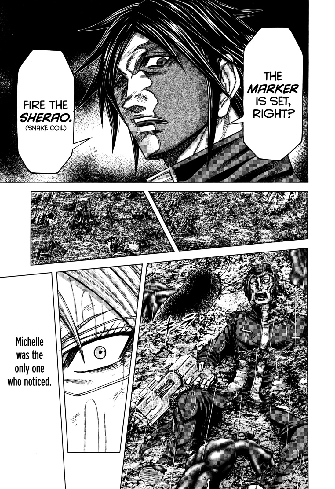 Terra Formars Chapter 117 page 14 - Chapter 117: FAMOUS LAST WORDS The Thread of Hope and the Malicious Hook