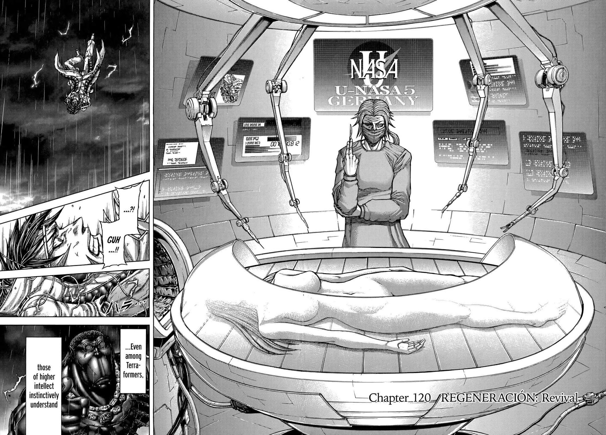 Terra Formars Chapter 120 page 2 - Chapter 120: REGENERACIÓN: Revival