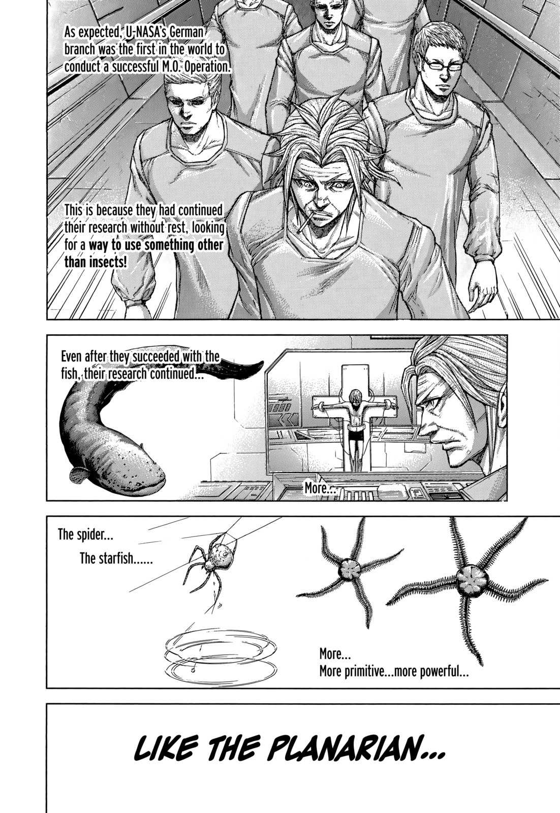 Terra Formars Chapter 121 page 2 - Chapter 121 : PLANARIA - Animal Cruelty