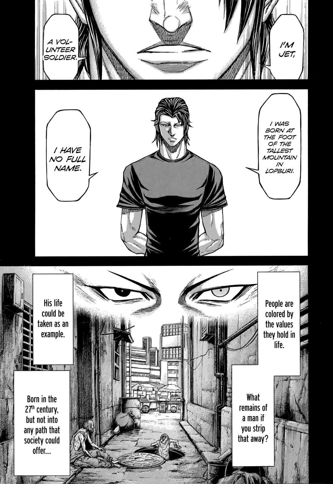 Terra Formars Chapter 124 page 3 - Chapter 124: KRABI-KRABONG: Sword and Staff