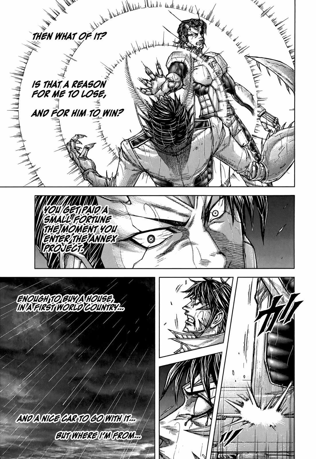 Terra Formars Chapter 125 page 15 - Chapter 125: ANOTHER ONE BITES THE DUST: The Defender and the Winner