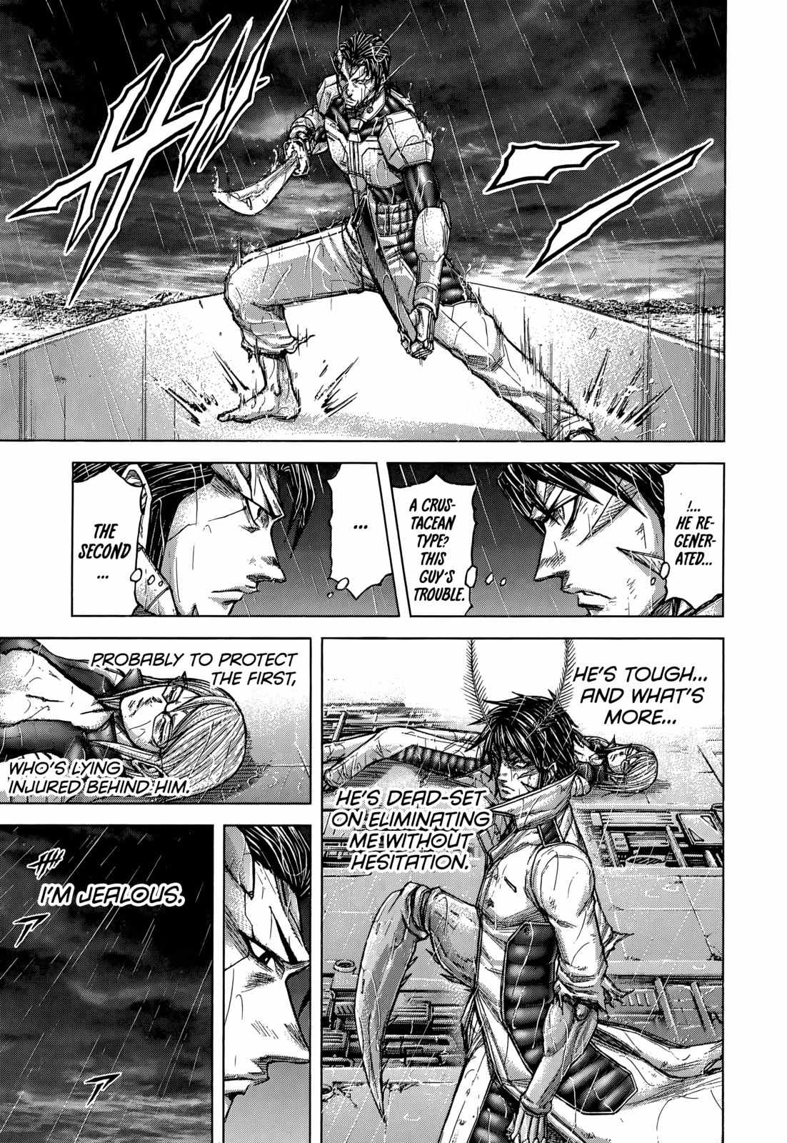 Terra Formars Chapter 125 page 3 - Chapter 125: ANOTHER ONE BITES THE DUST: The Defender and the Winner