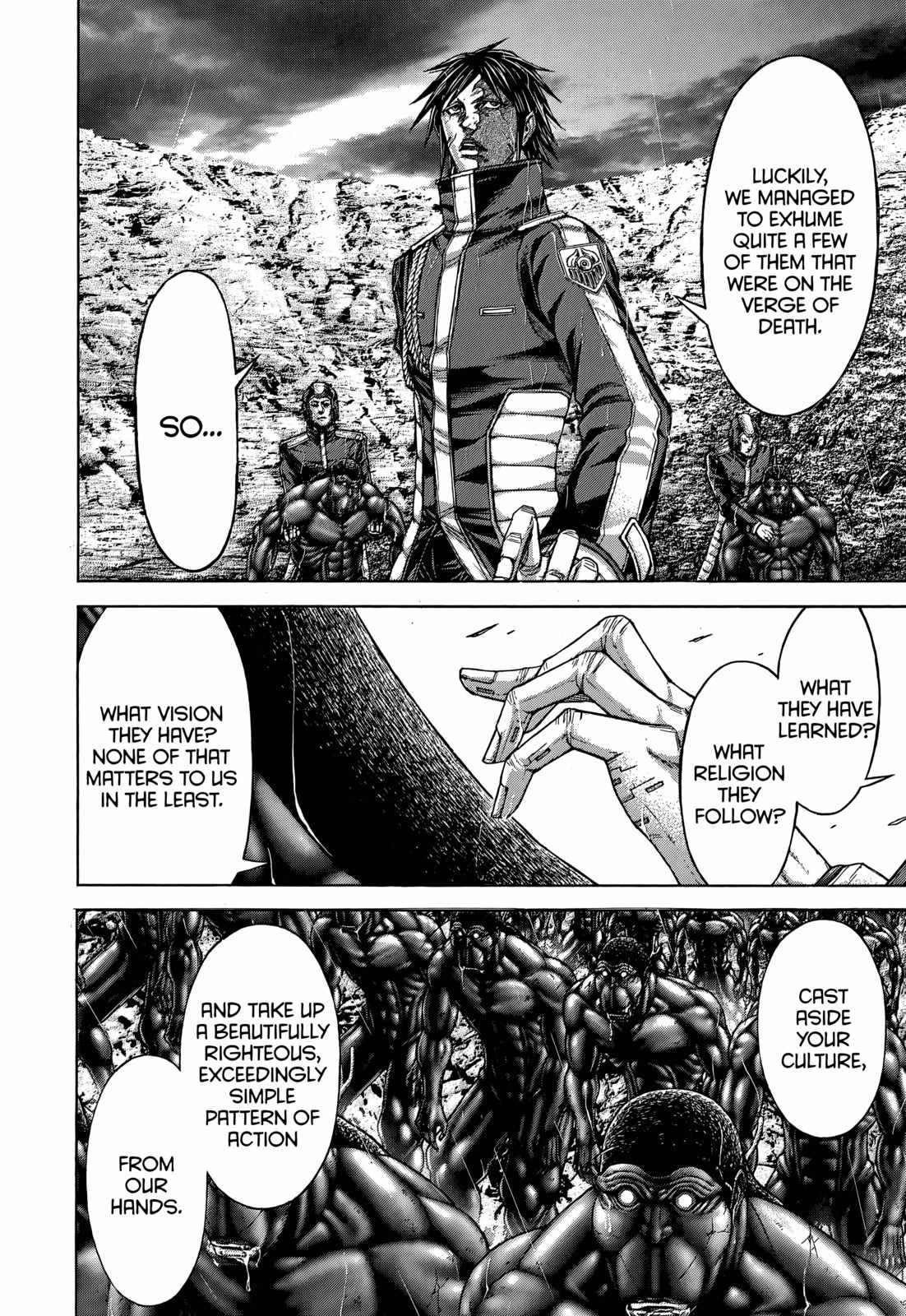 Terra Formars Chapter 128 page 12 - Chapter 128: THE SELFISH GENE: Extended Phenotype