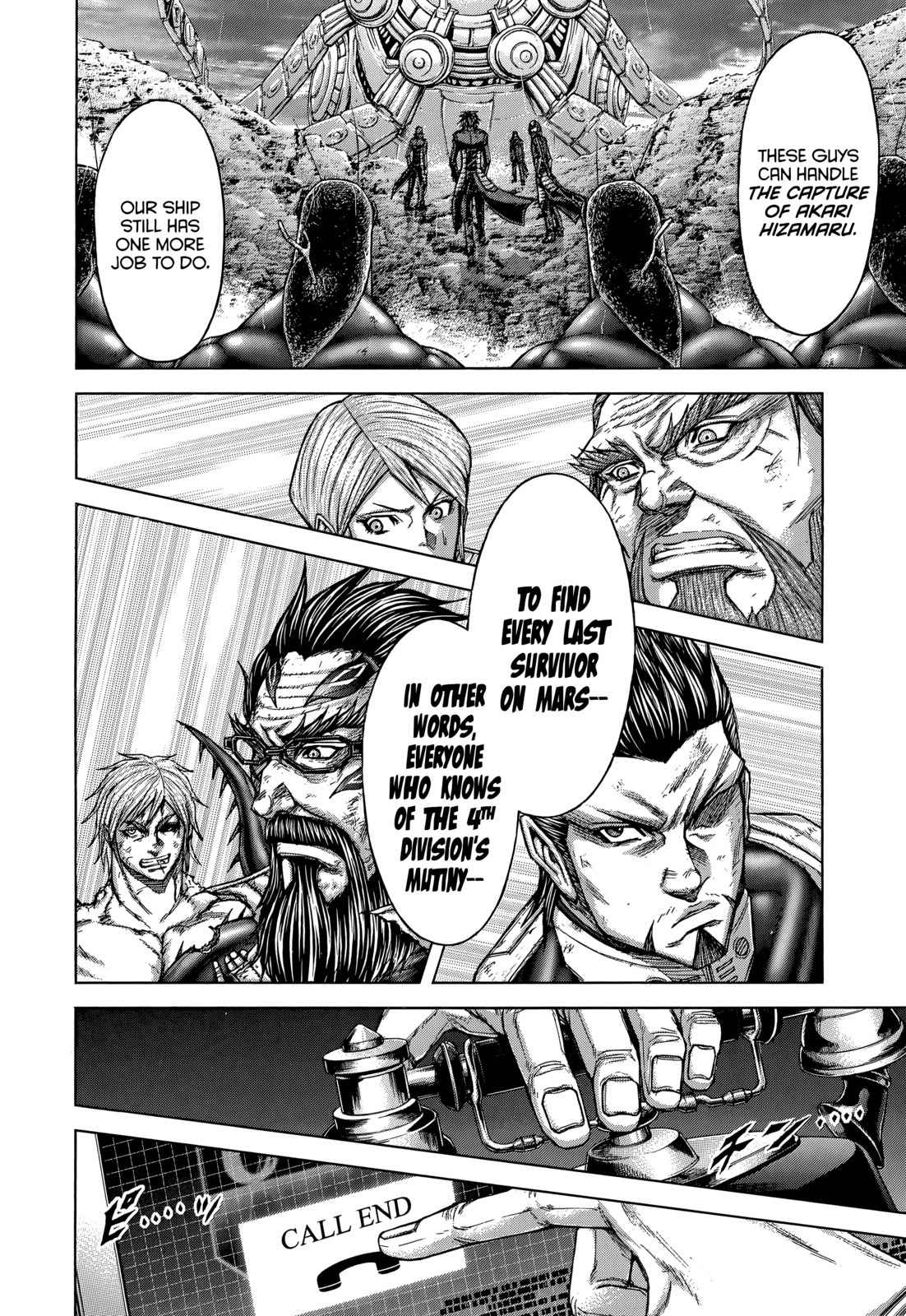 Terra Formars Chapter 128 page 14 - Chapter 128: THE SELFISH GENE: Extended Phenotype