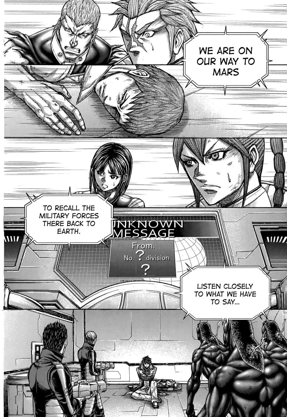 Terra Formars Chapter 129 page 4 - Chapter 129: TERRA FOR MARS: For Whom?
