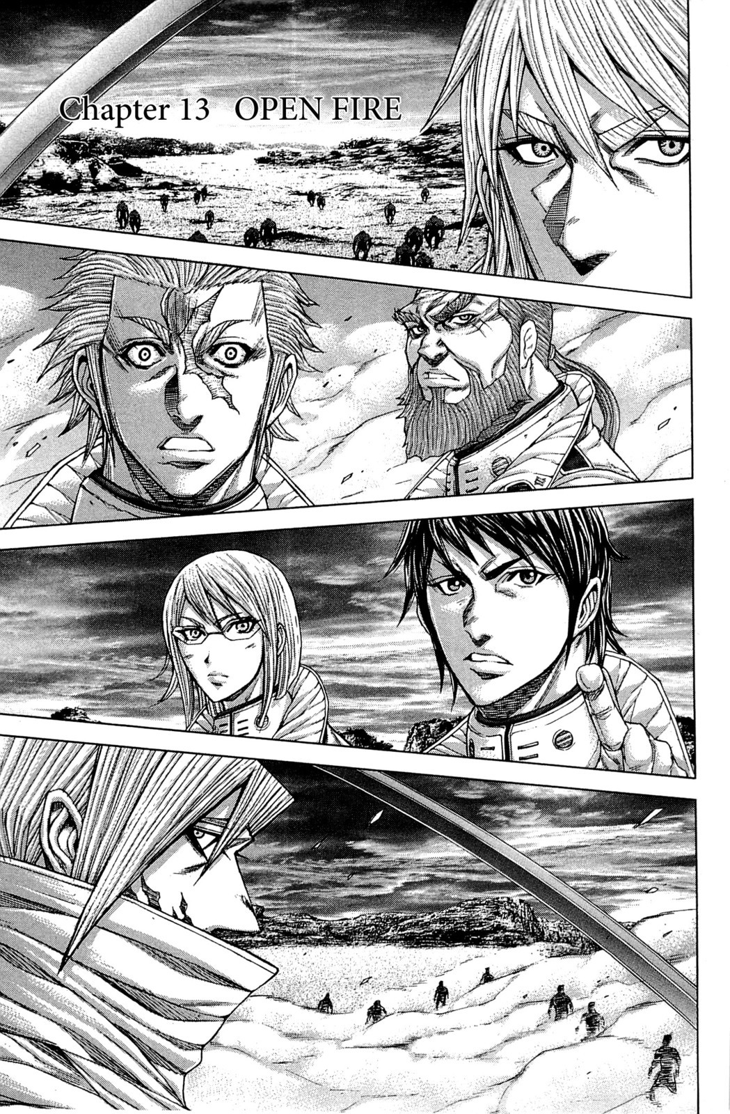 Terra Formars Chapter 13 page 1 - Chapter 13: OPEN FIRE