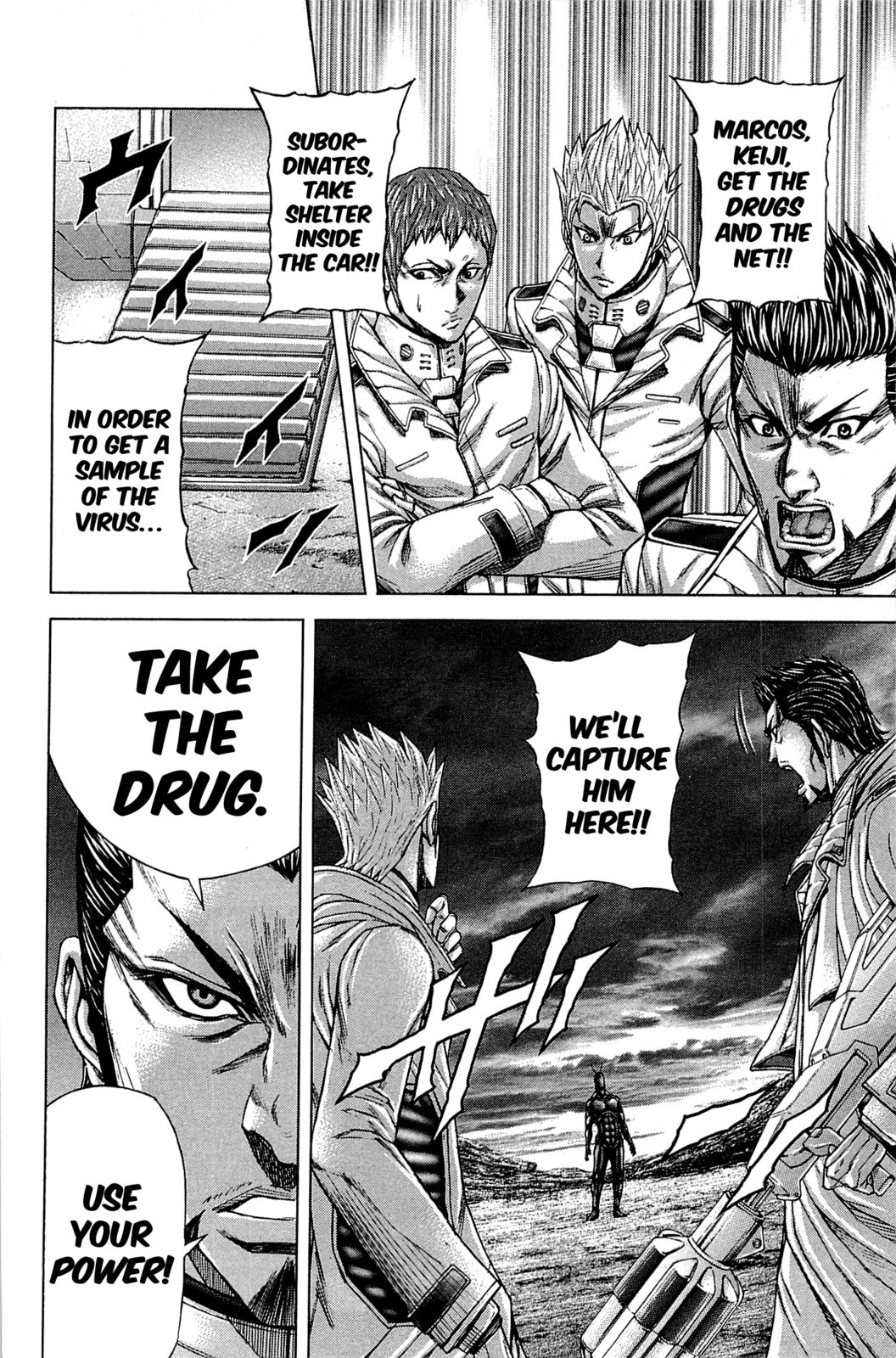 Terra Formars Chapter 13 page 4 - Chapter 13: OPEN FIRE