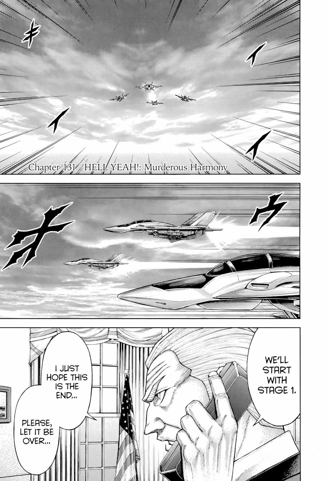Terra Formars Chapter 131 page 1 - Chapter 131: HELL YEAH!: Murderous Harmony